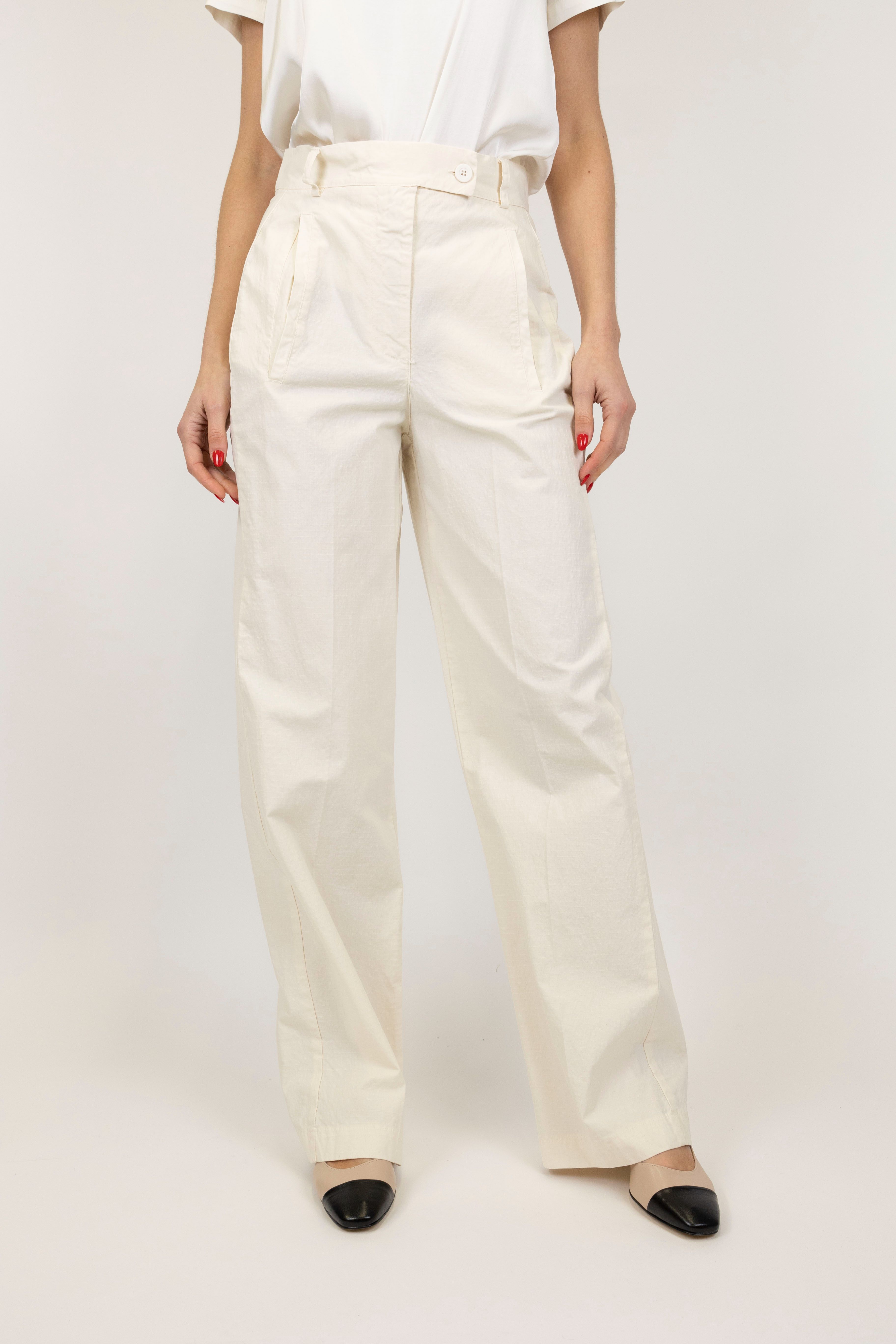 Haveone - Pantalone palazzo vita alta