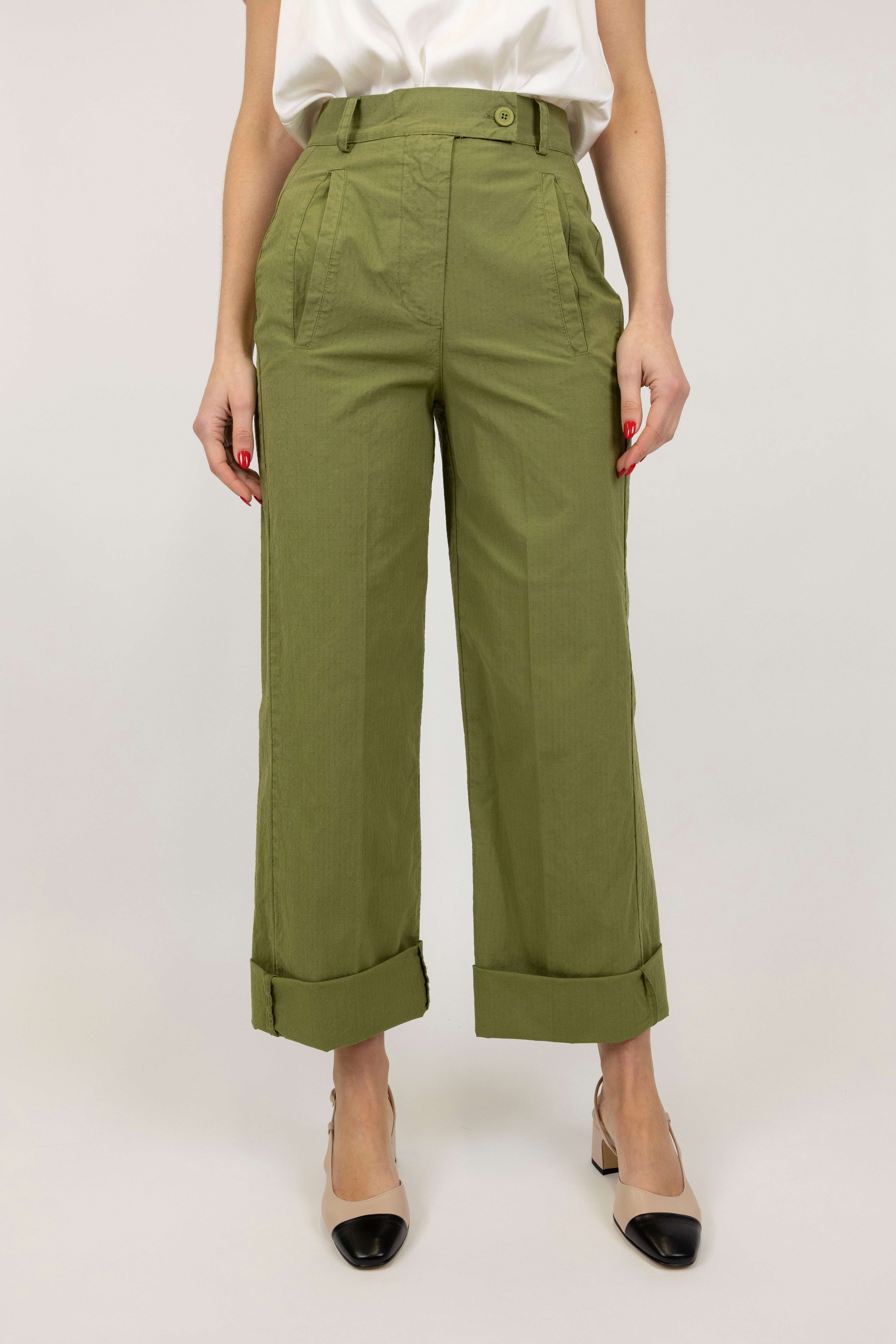 Haveone - Pantalone palazzo vita alta