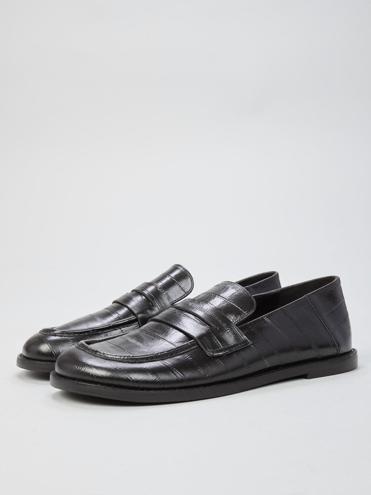 Ovyè - Mocassino in vera pelle punta quadrata