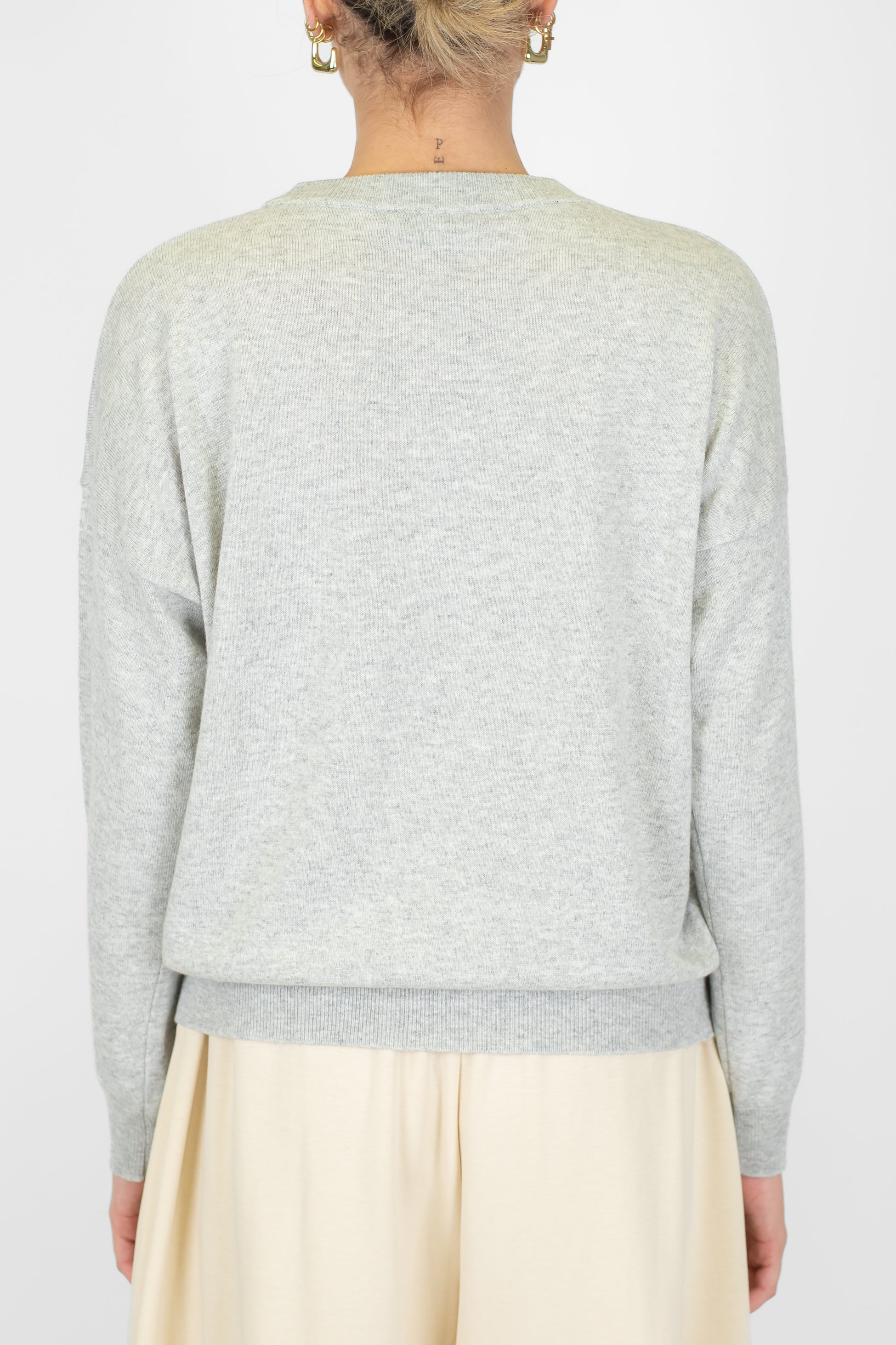 Motel - Maglia fantasia rombi in misto lana e cashmere