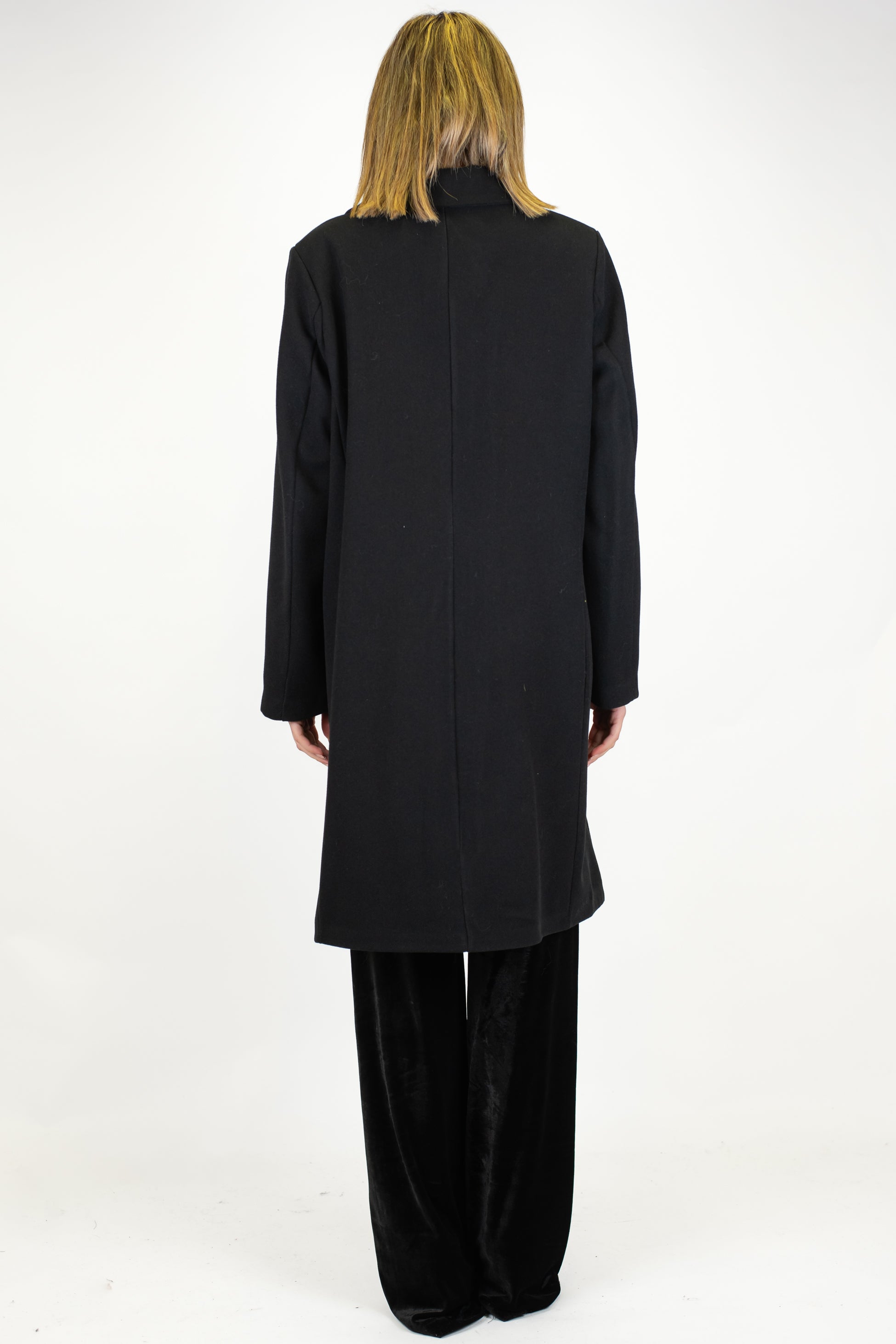 Haveone - Cappotto monopetto in misto lana
