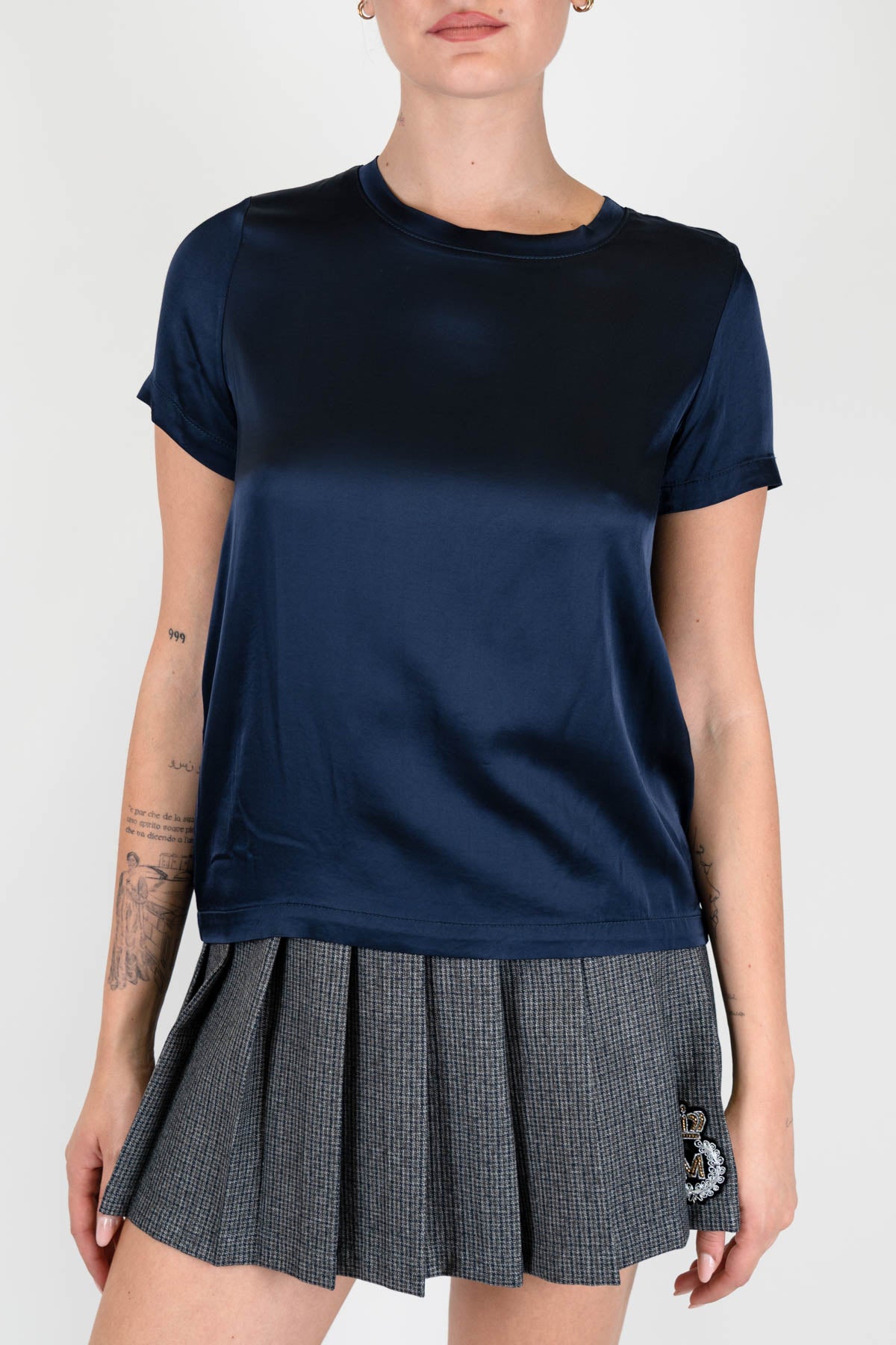 Haveone - Blusa mezza manica in viscosa