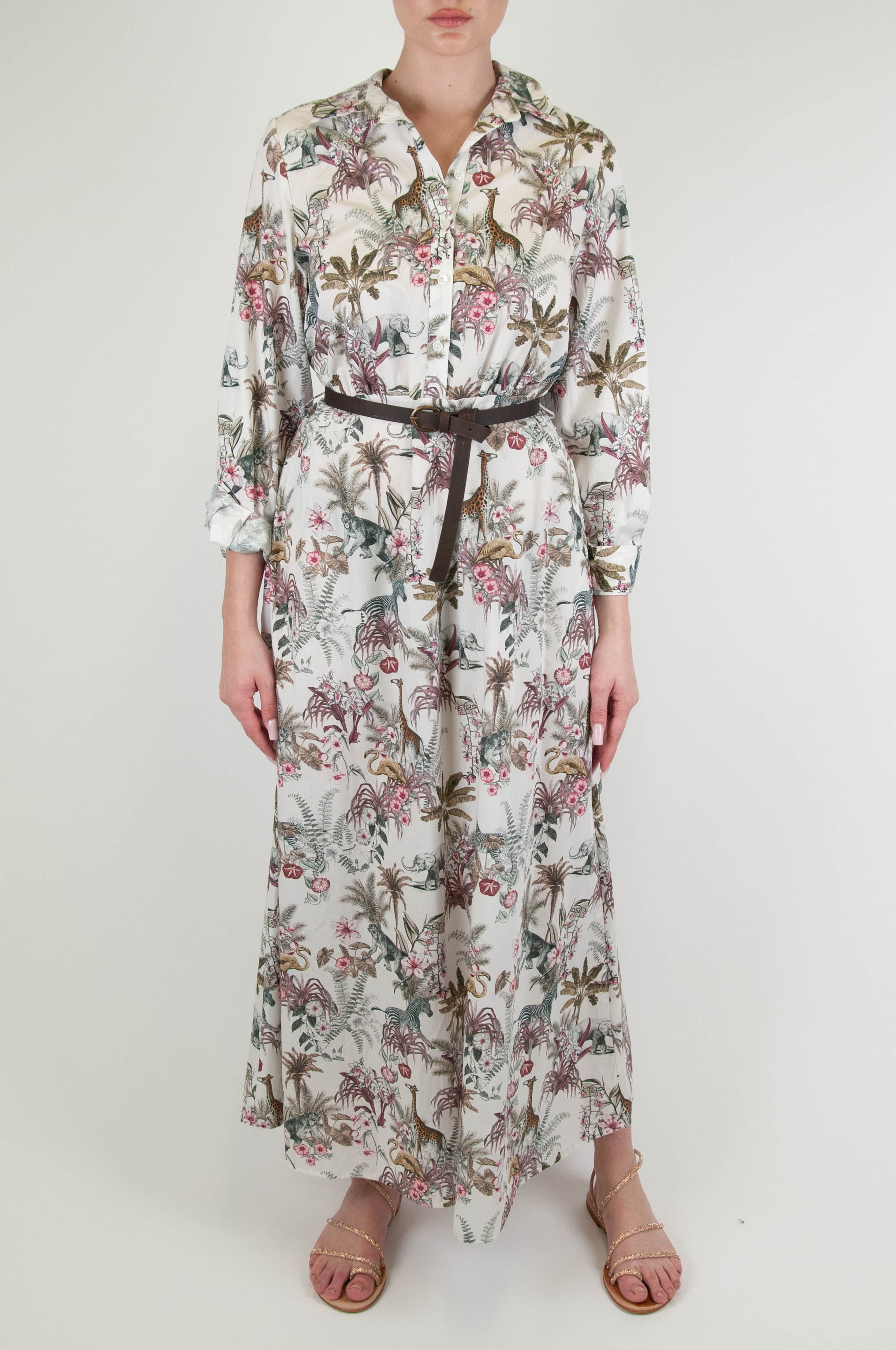 Tension in - Floral patterned shirtdress