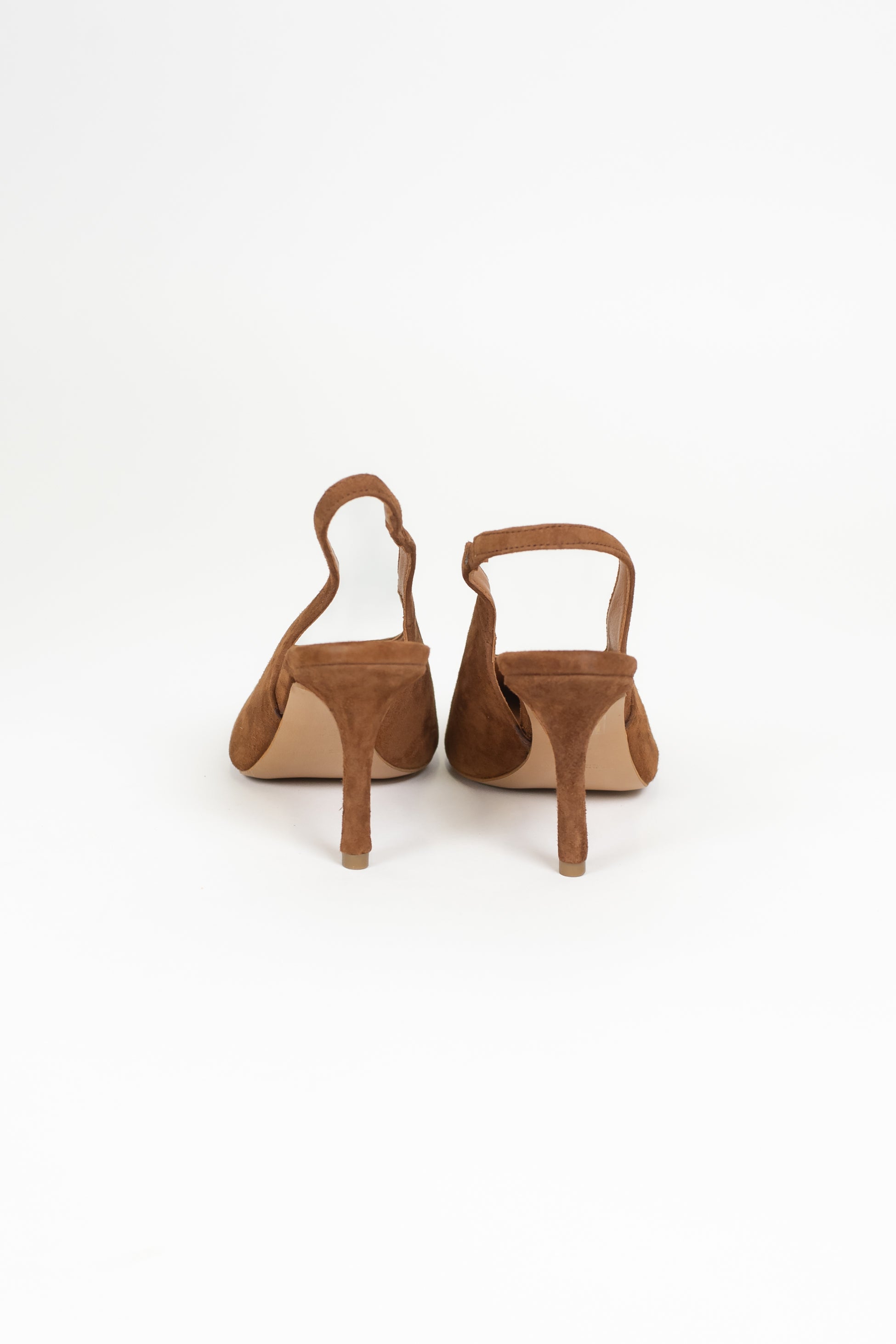 Ovyé - Slingback in camoscio a punta