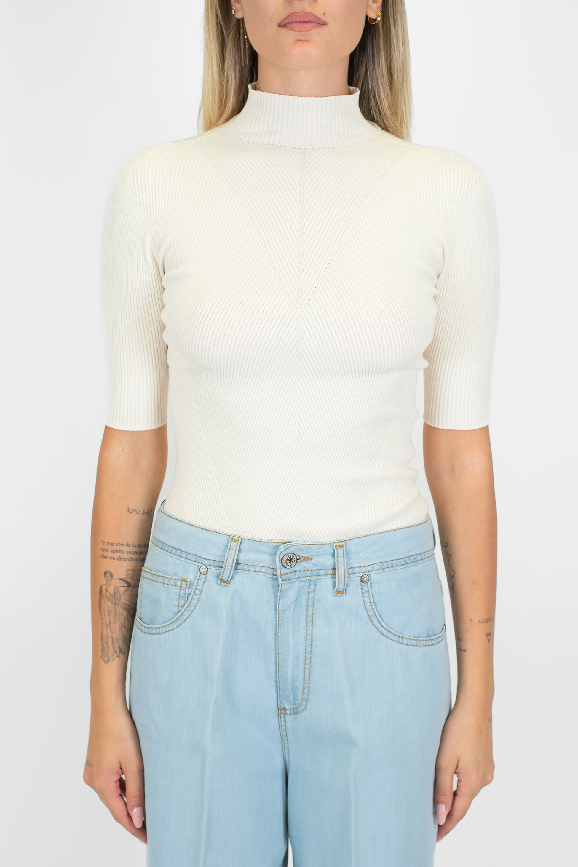 Kontatto - Lupetto mezzamanica a coste