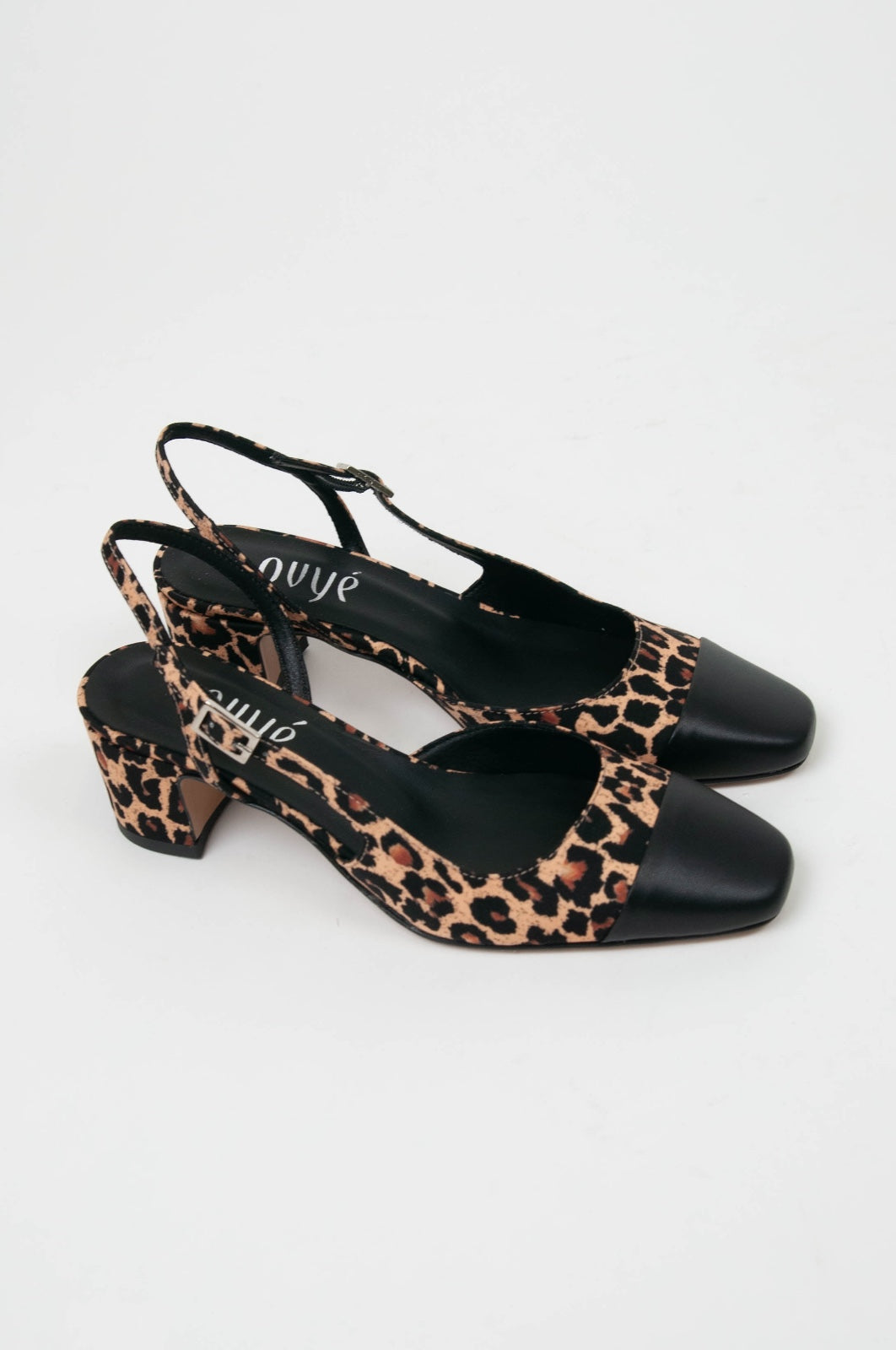 Ovyé - Spotted slingback with contrasting tip