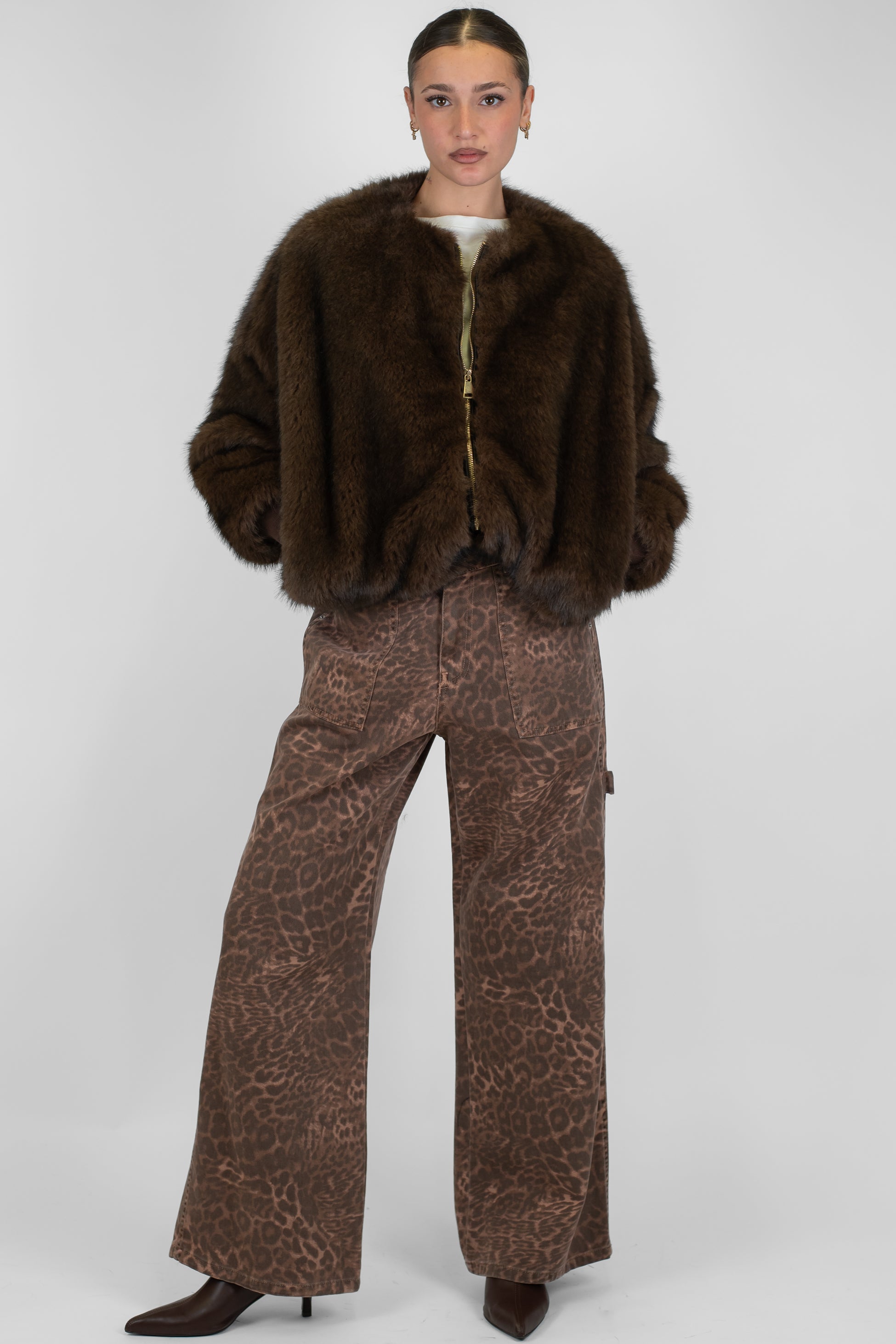 Haveone - Denim worker fantasia animalier