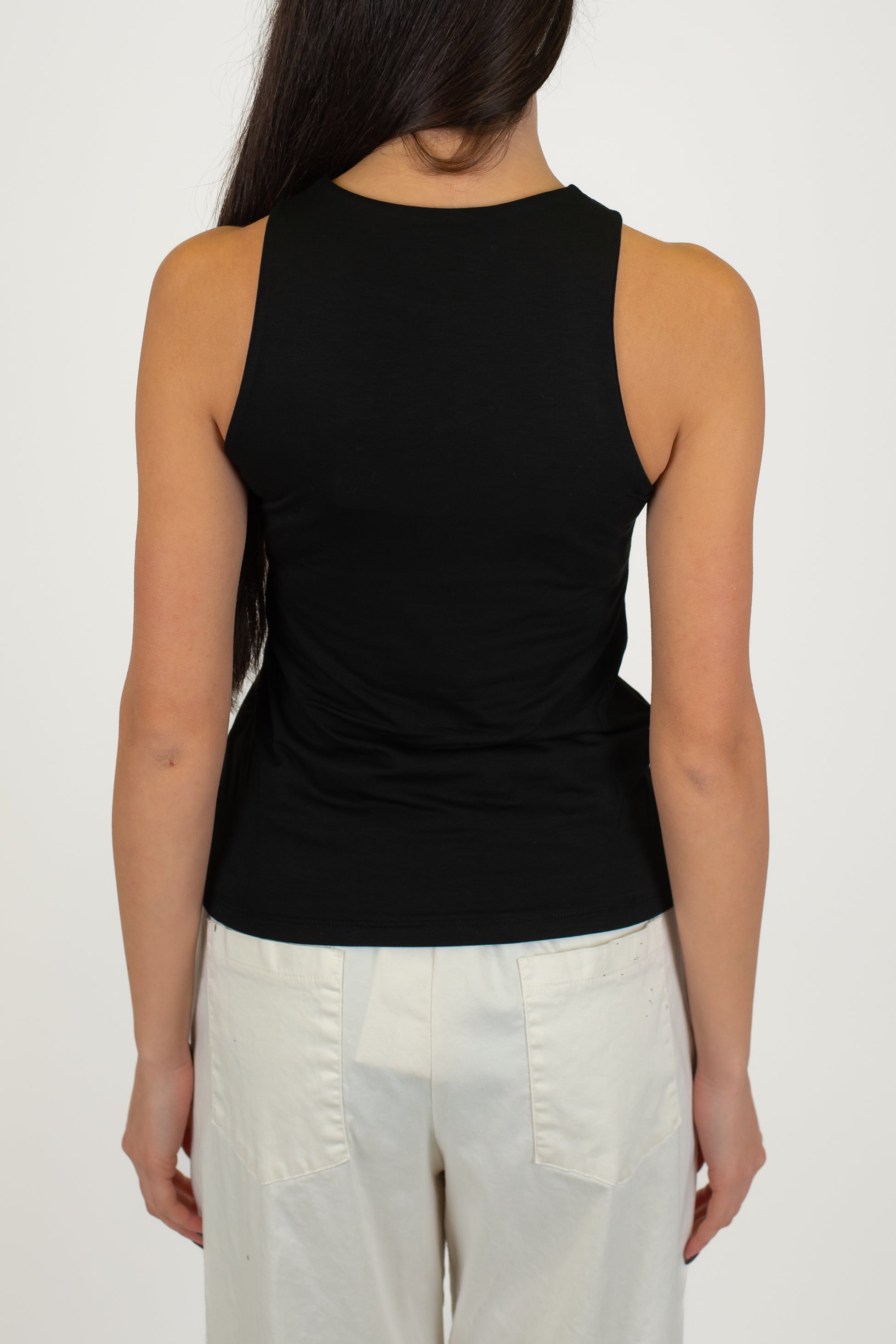 Kontatto - Canotta basic in viscosa