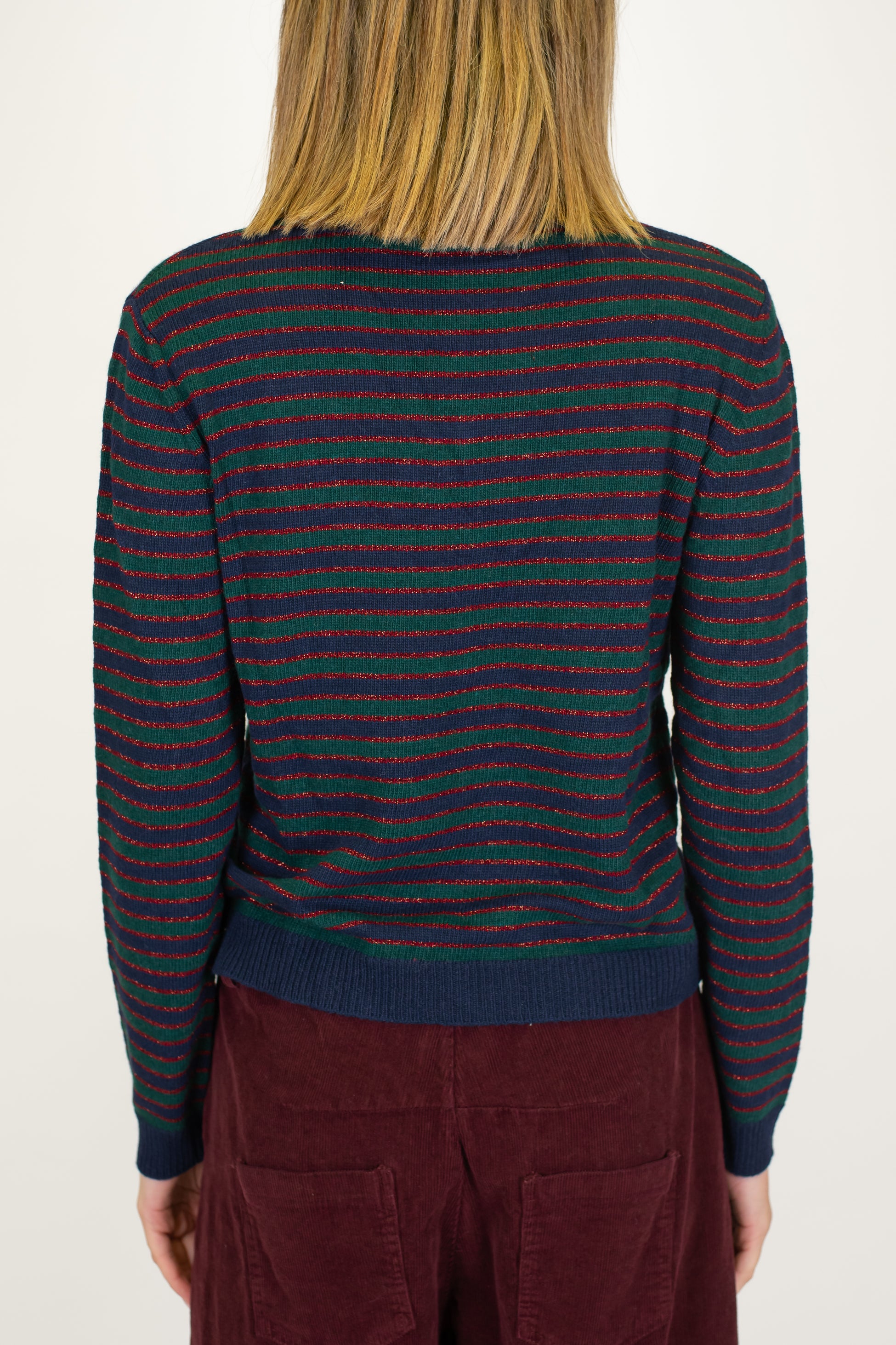 Motel - Maglia serafina in misto lana e lurex a righe