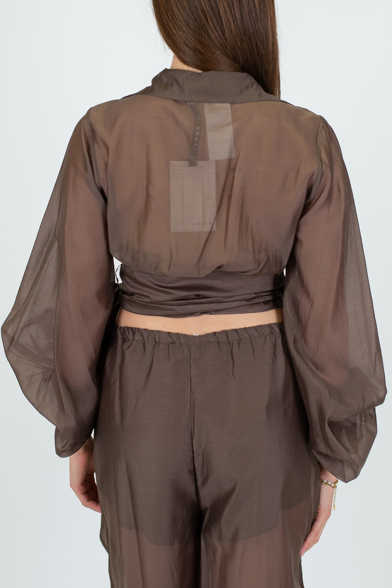 Haveone - Camicia chiusura portafoglio in lyocell