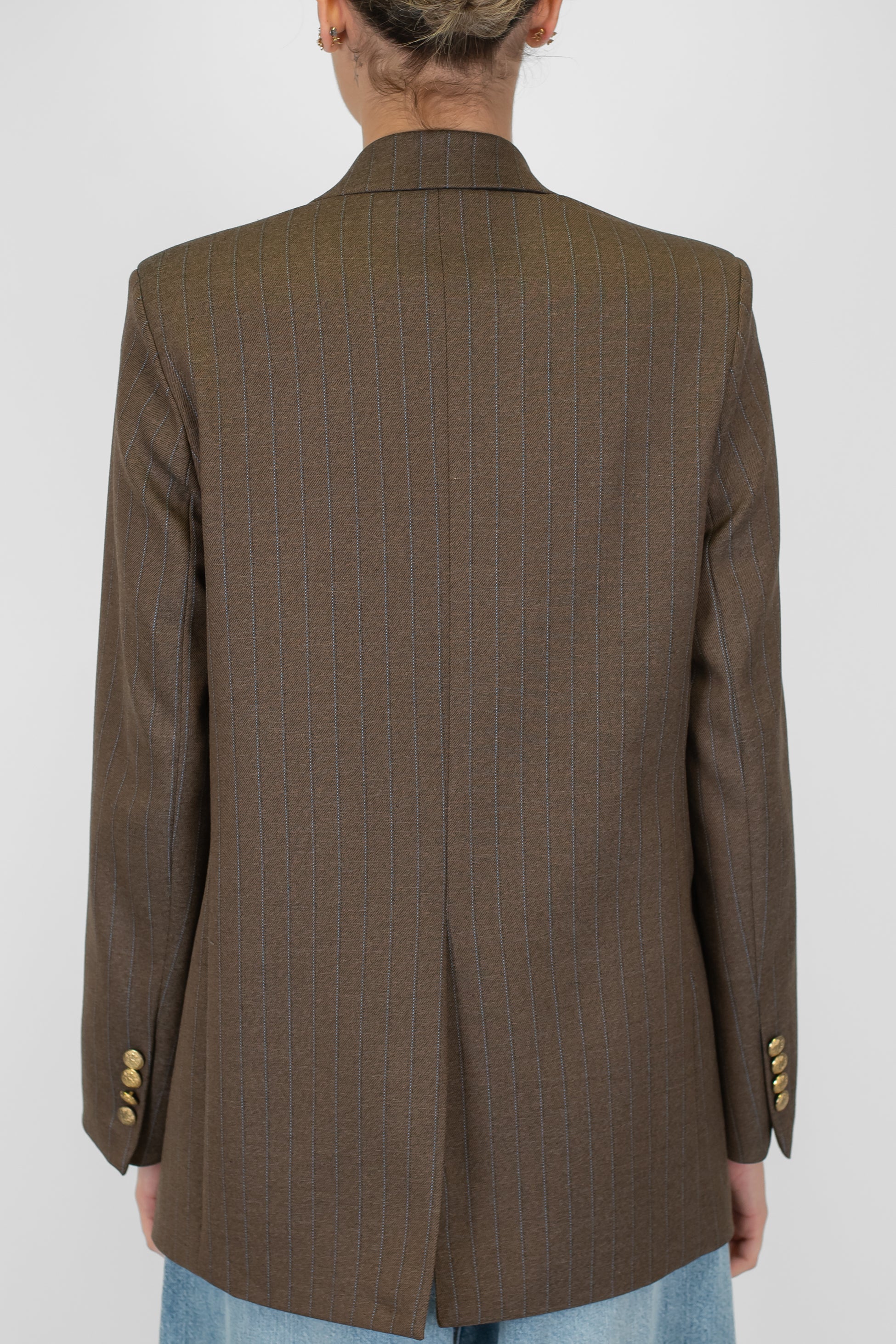 Motel - Giacca doppiopetto gessata