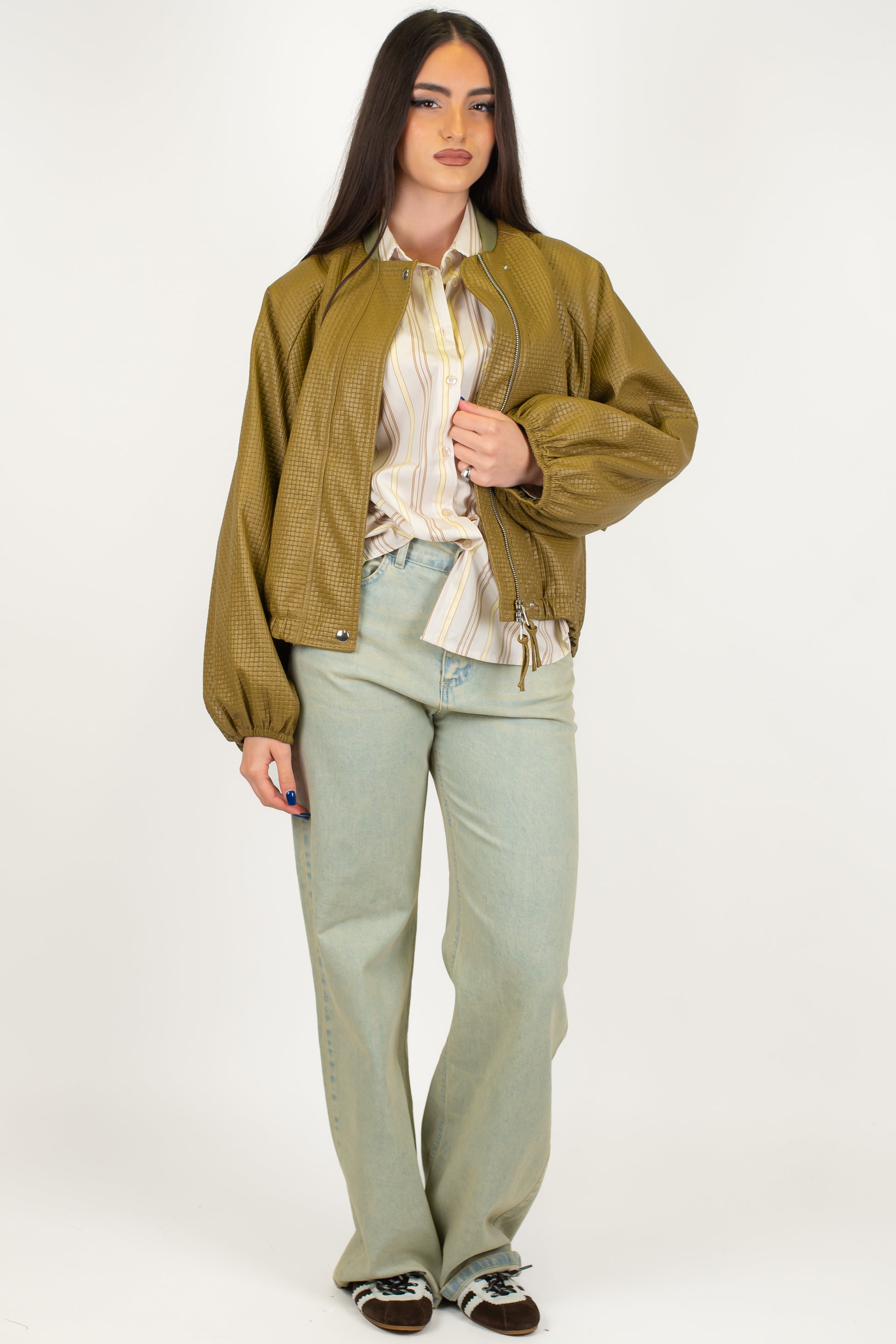 Haveone - Jeans regular lavaggia sabbiato chiaro modello London