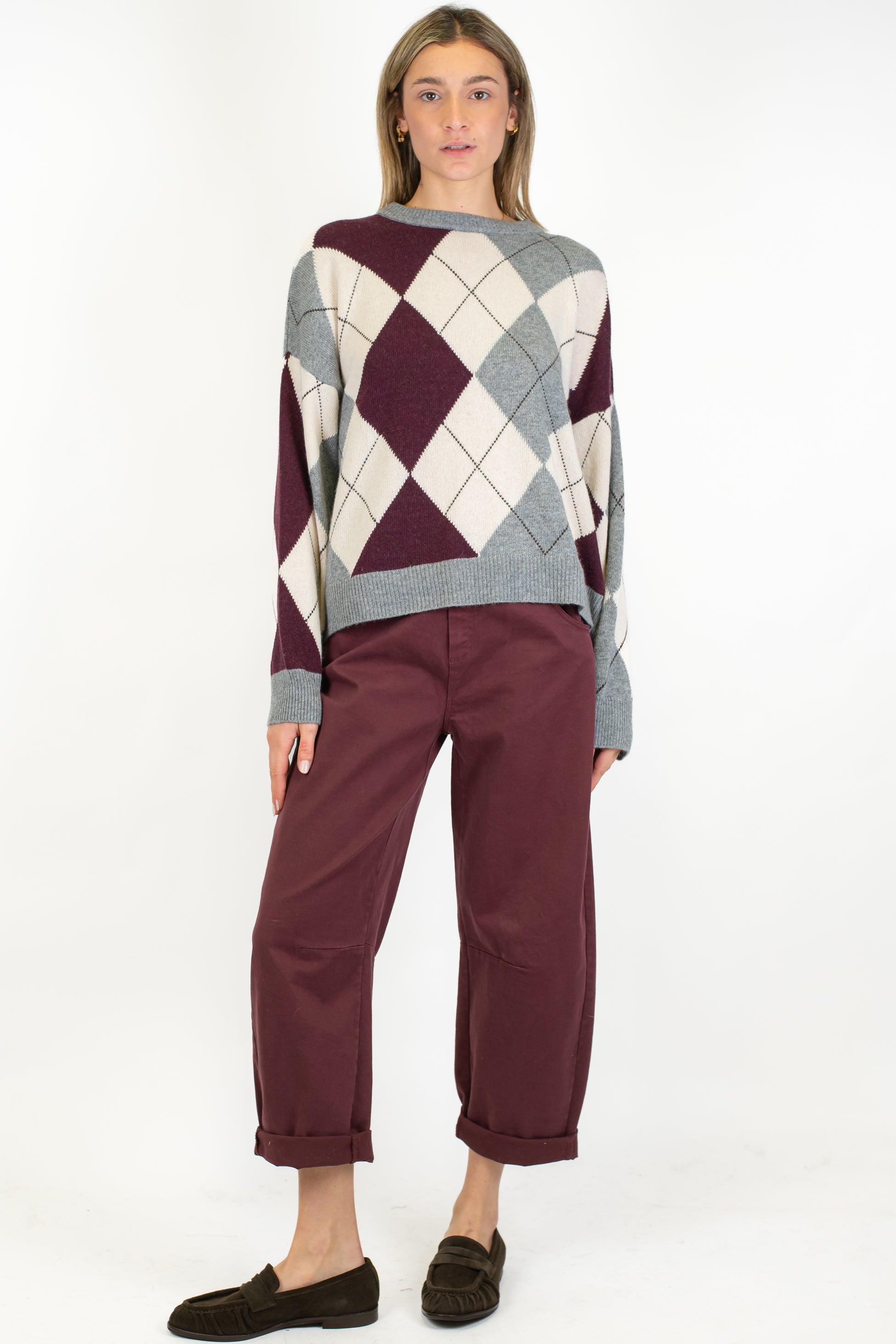 Motel - Pantalone balloon in cotone invernale