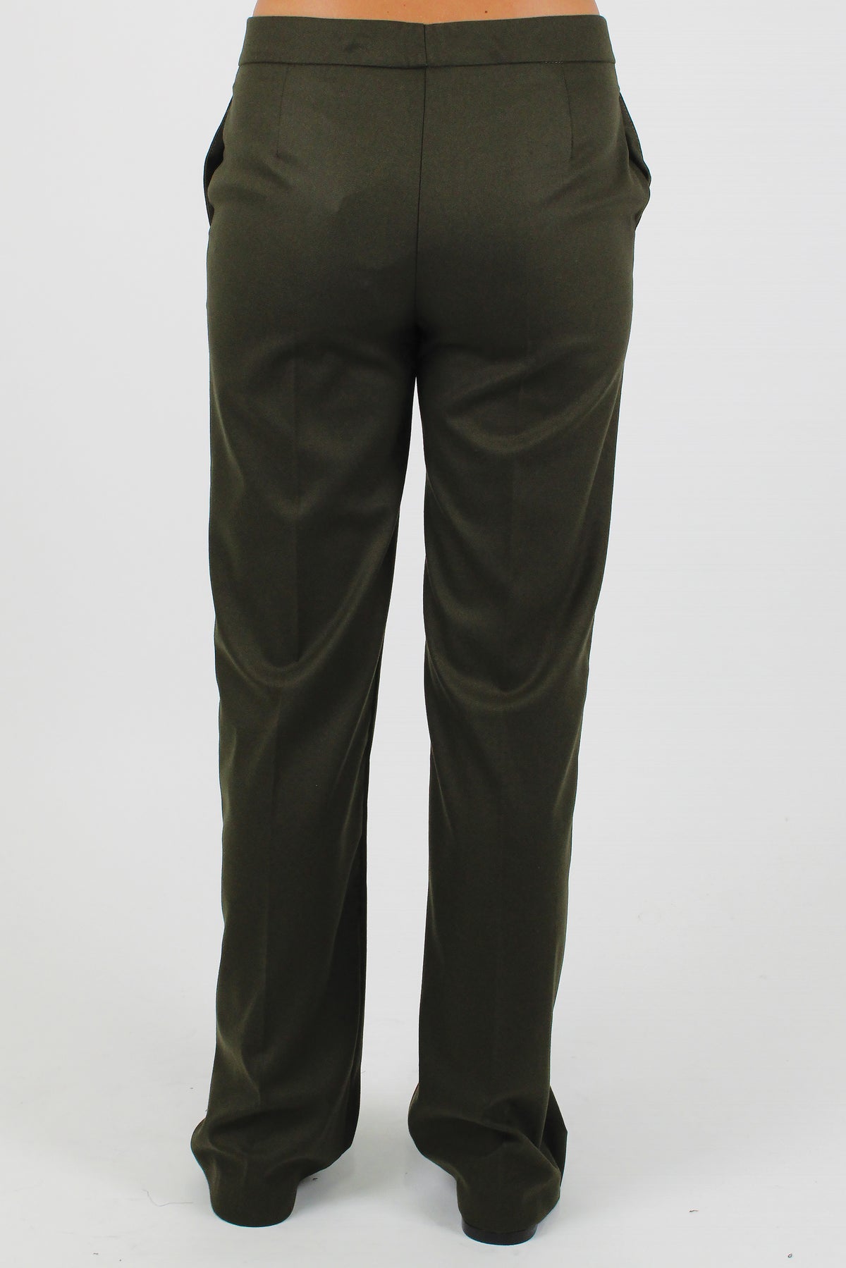 Souvenir - Pantalone regular con chiusura a scomparsa