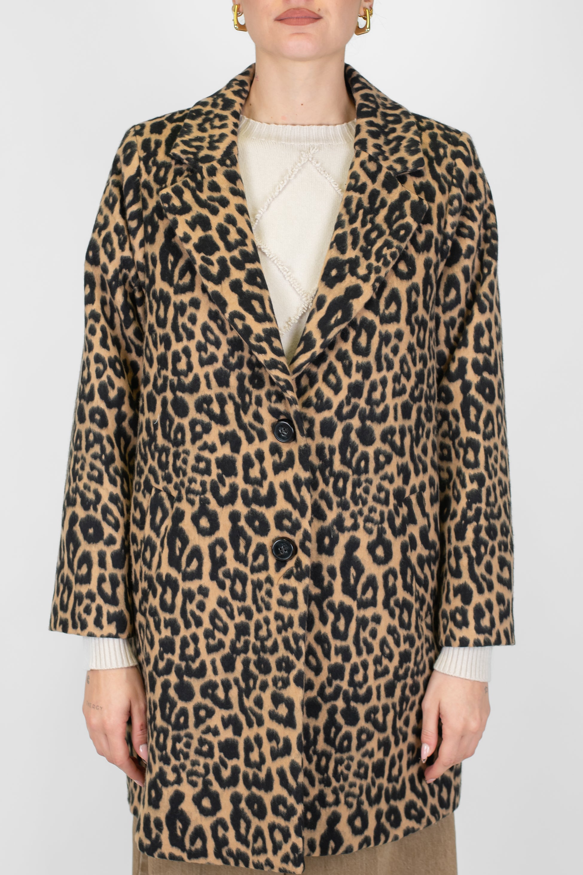 Motel - Cappotto fantasia animalier