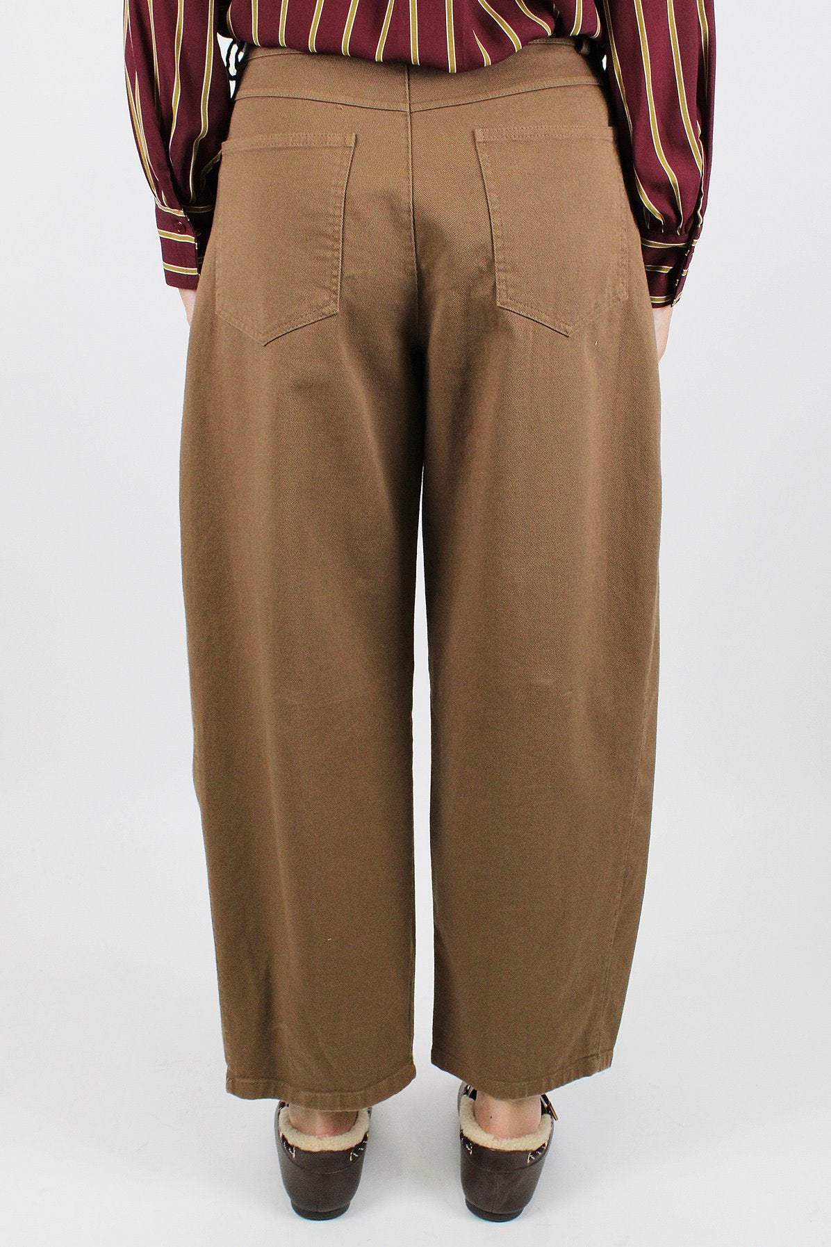 Motel - Pantalone balloon in denim colorato