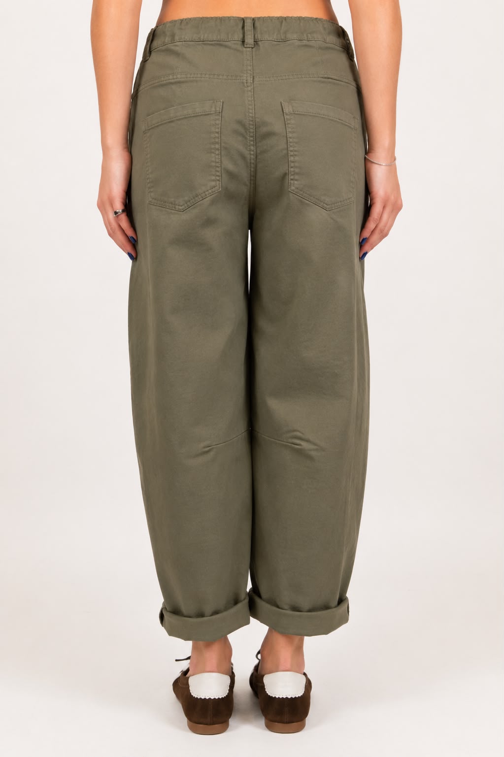 Motel - Pantalone balloon con elastico sul retro
