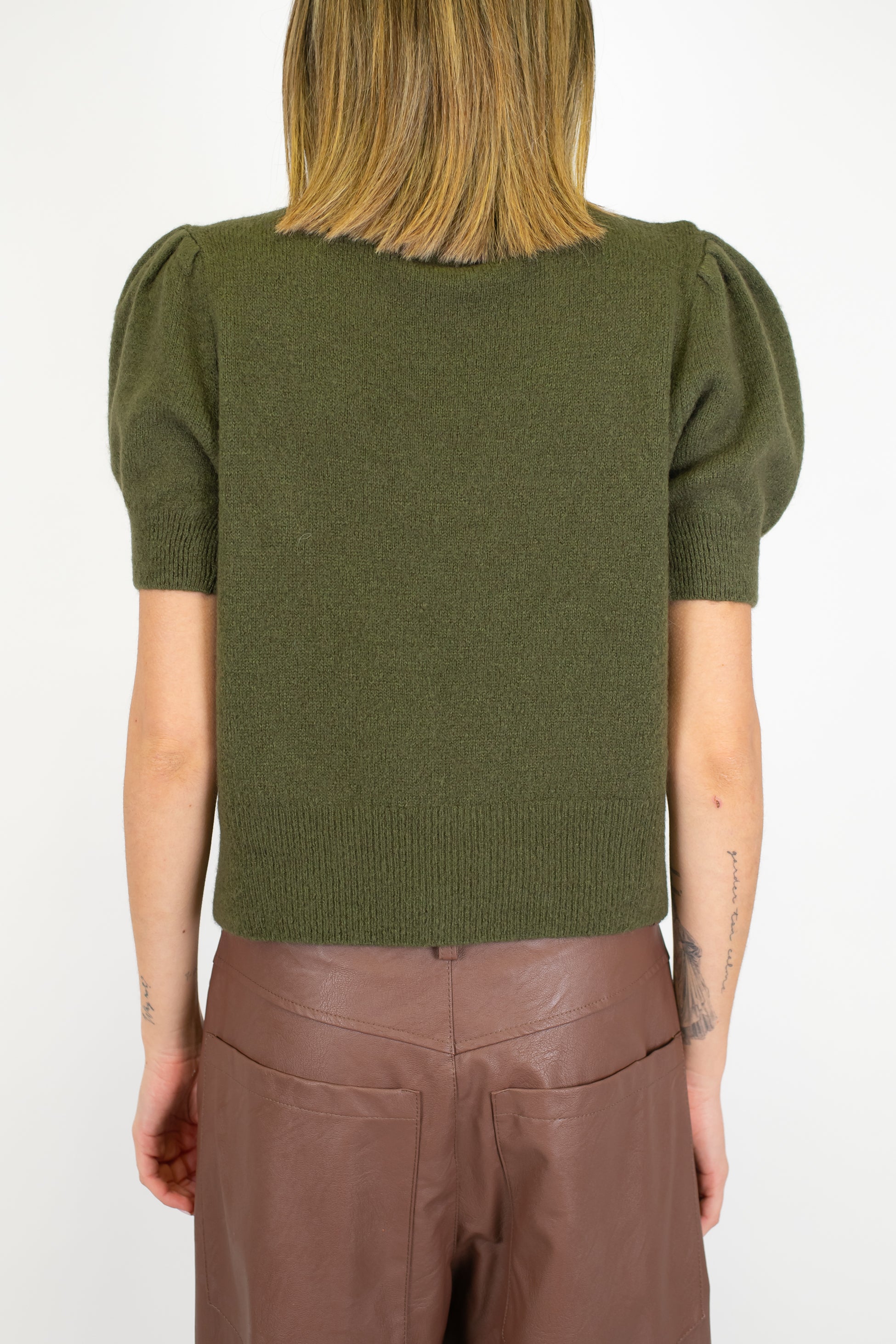 Dixie - Dolcevita mezzamanica a palloncino in baby alpaca