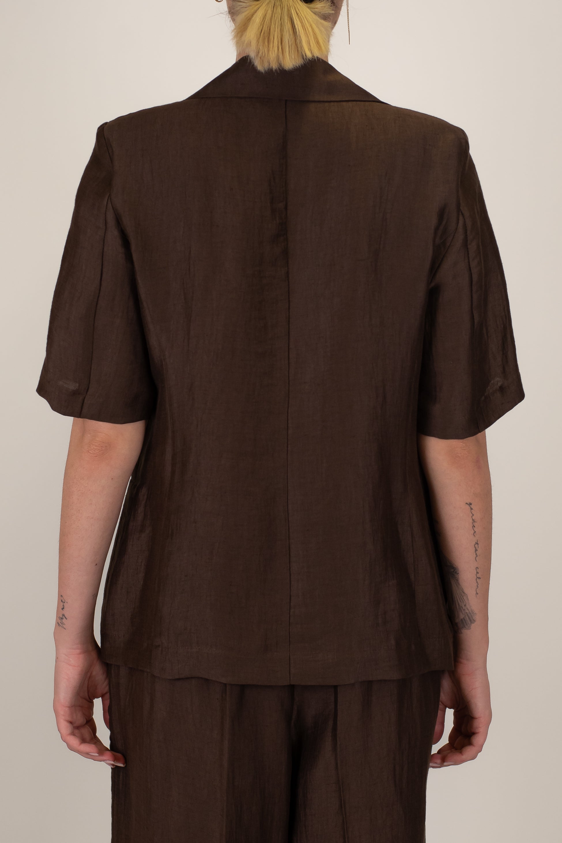 Maryley - Giacca mezzamanica in lino