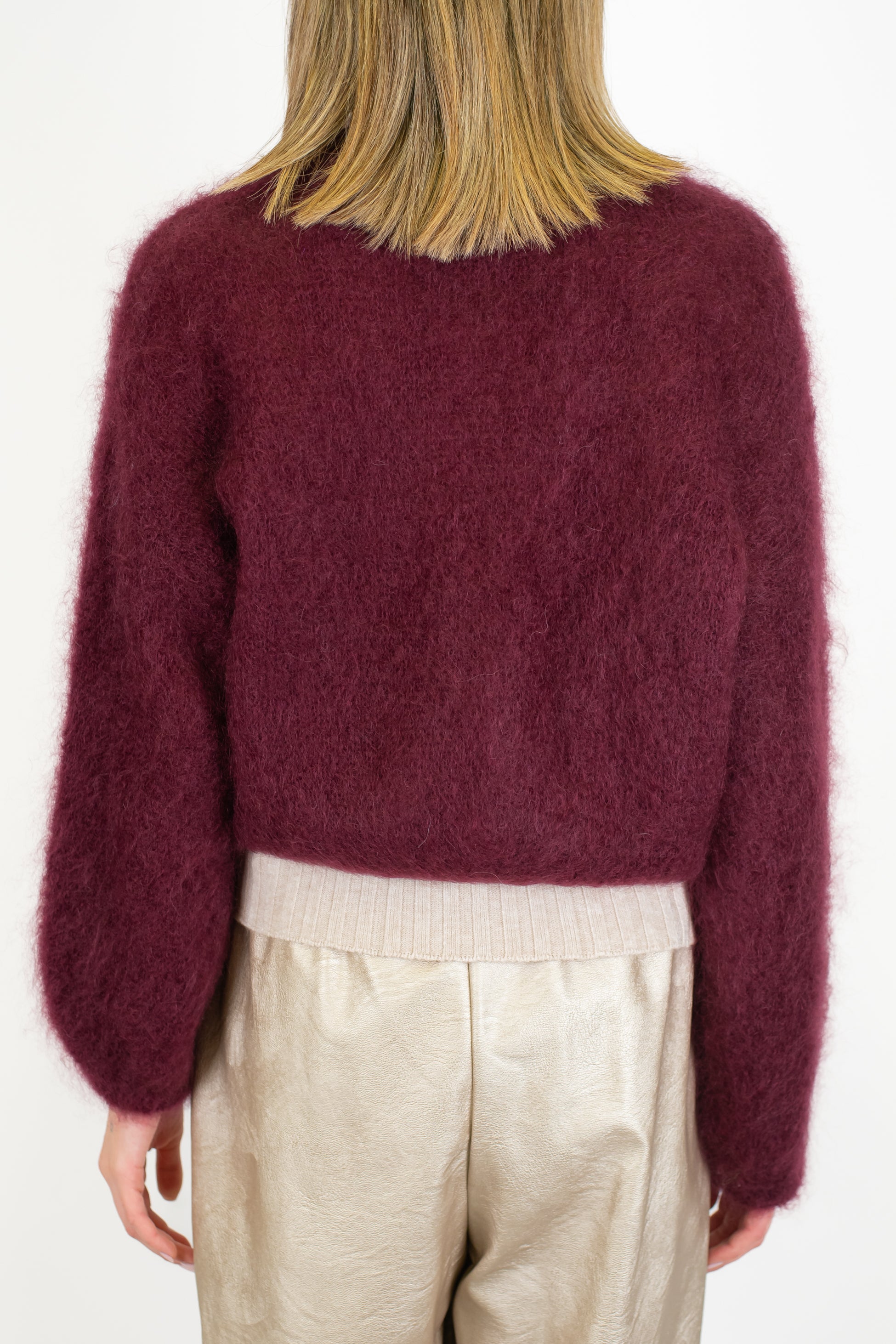 Dixie - Cardigan doppiopetto in kid mohair