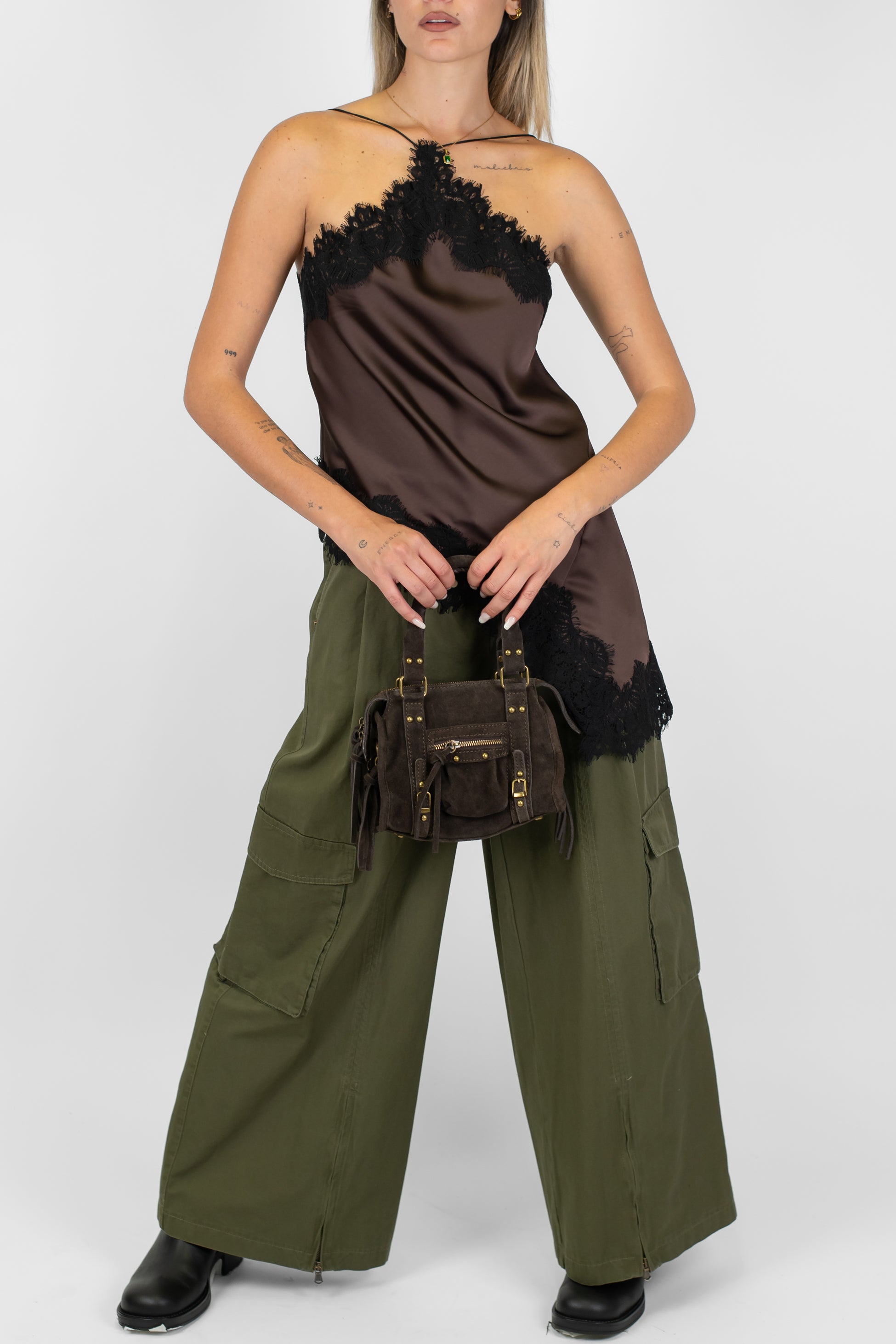 Tensione in - Pantalopne cargo palazzo