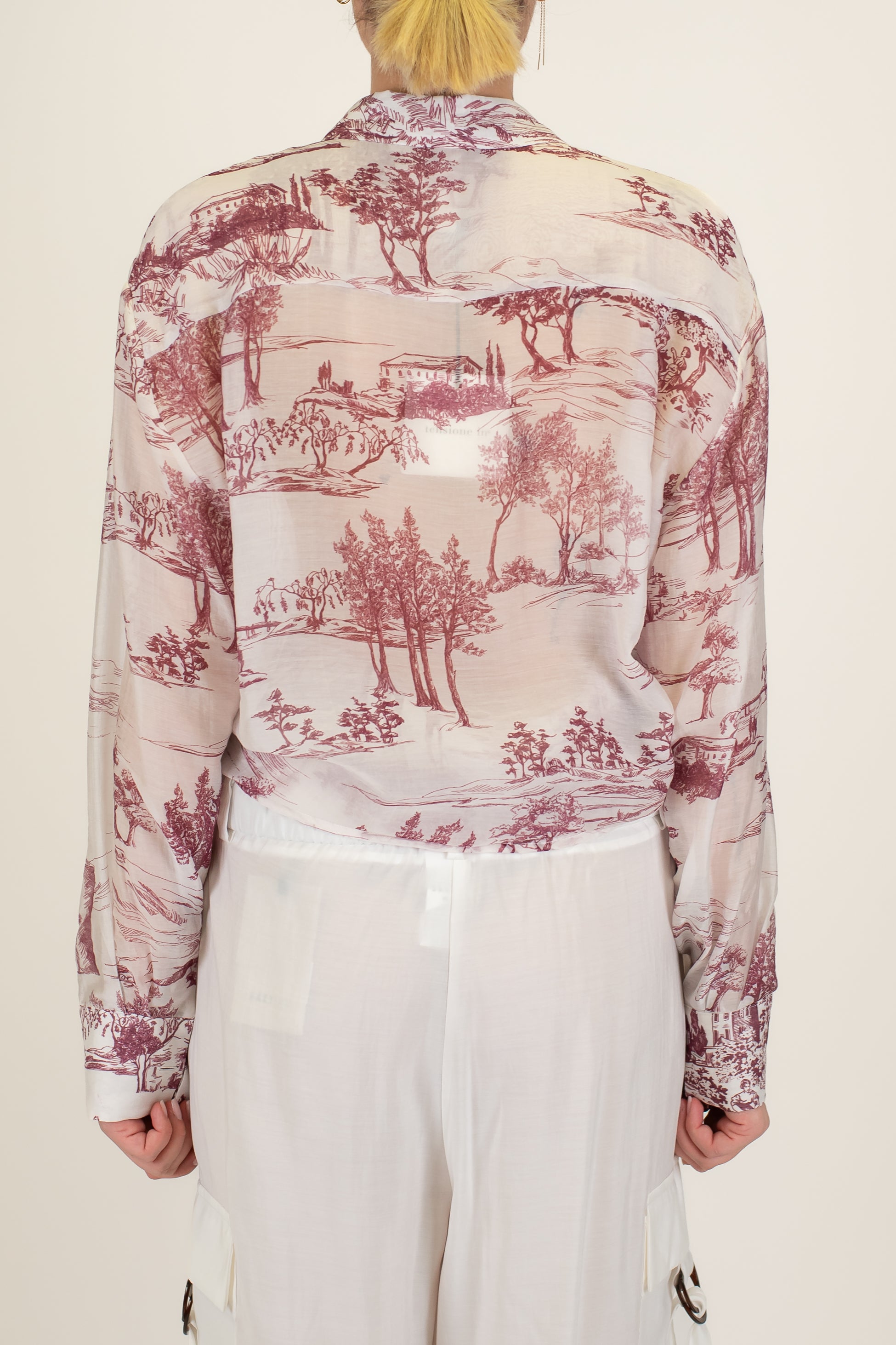Tensione in - Camicia fantasia toile de jouy