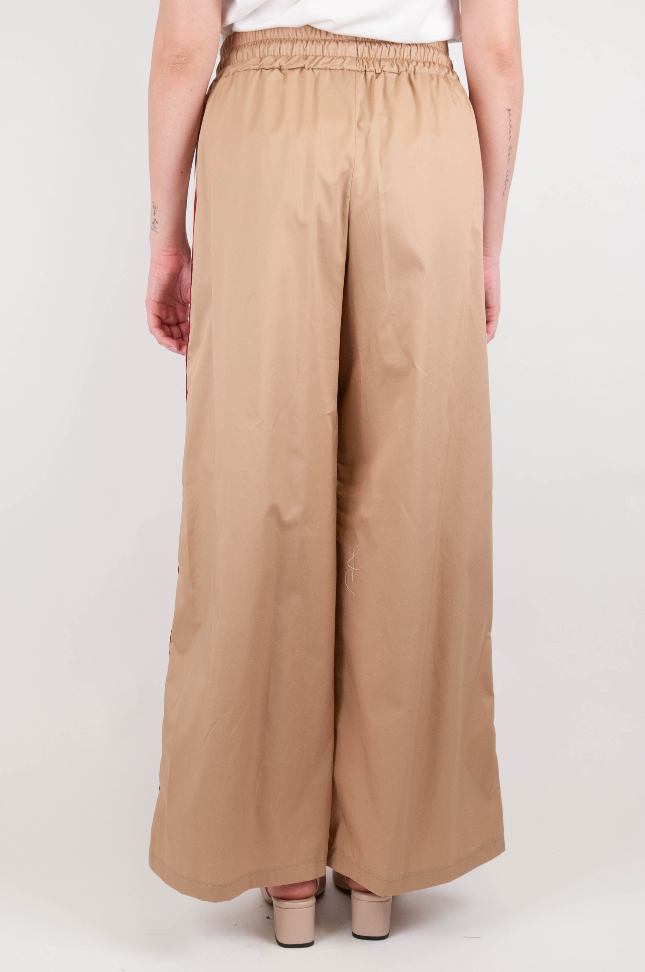 Tension in - Palazzo trousers with side bands and drawstring