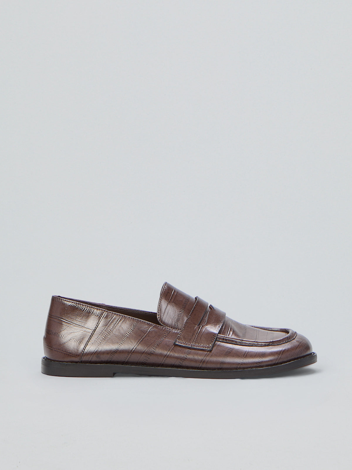 Ovyè - Mocassino in vera pelle punta quadrata