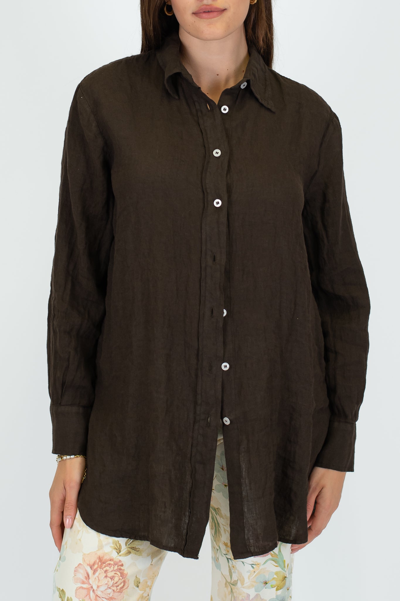 Tensione in - Camicione 100% lino