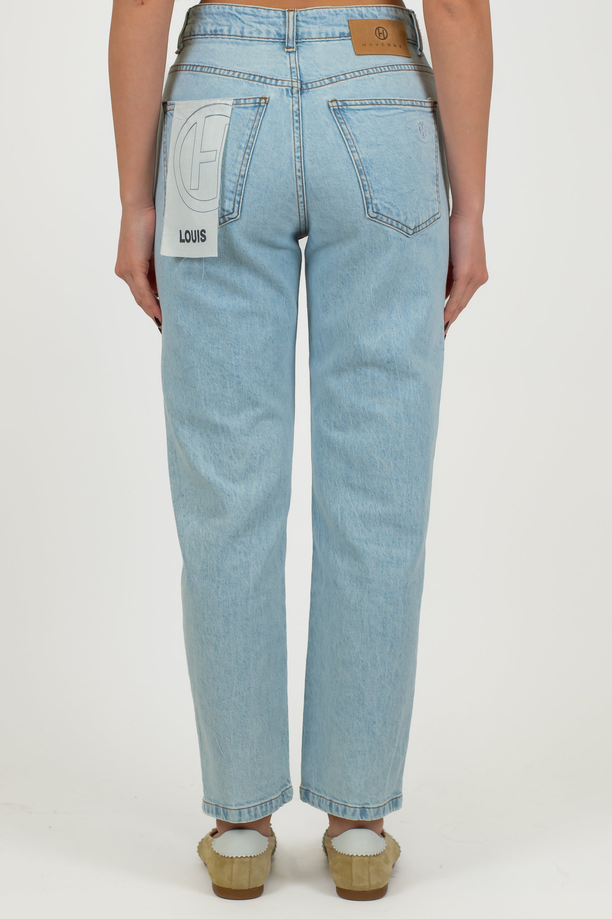 Haveone - Jeans lavaggio chiaro modello Louis