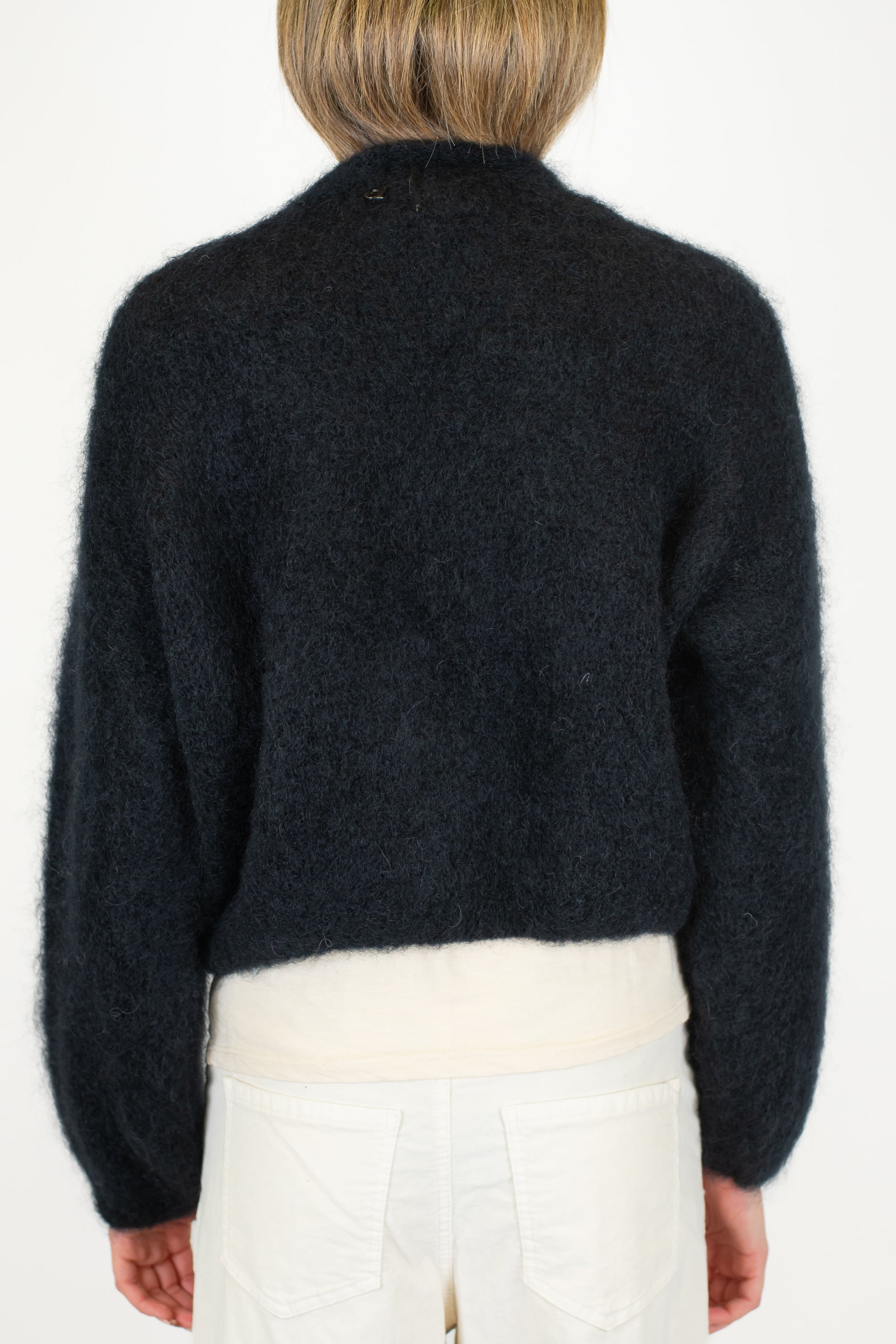 Dixie - Cardigan doppiopetto in lana mohair