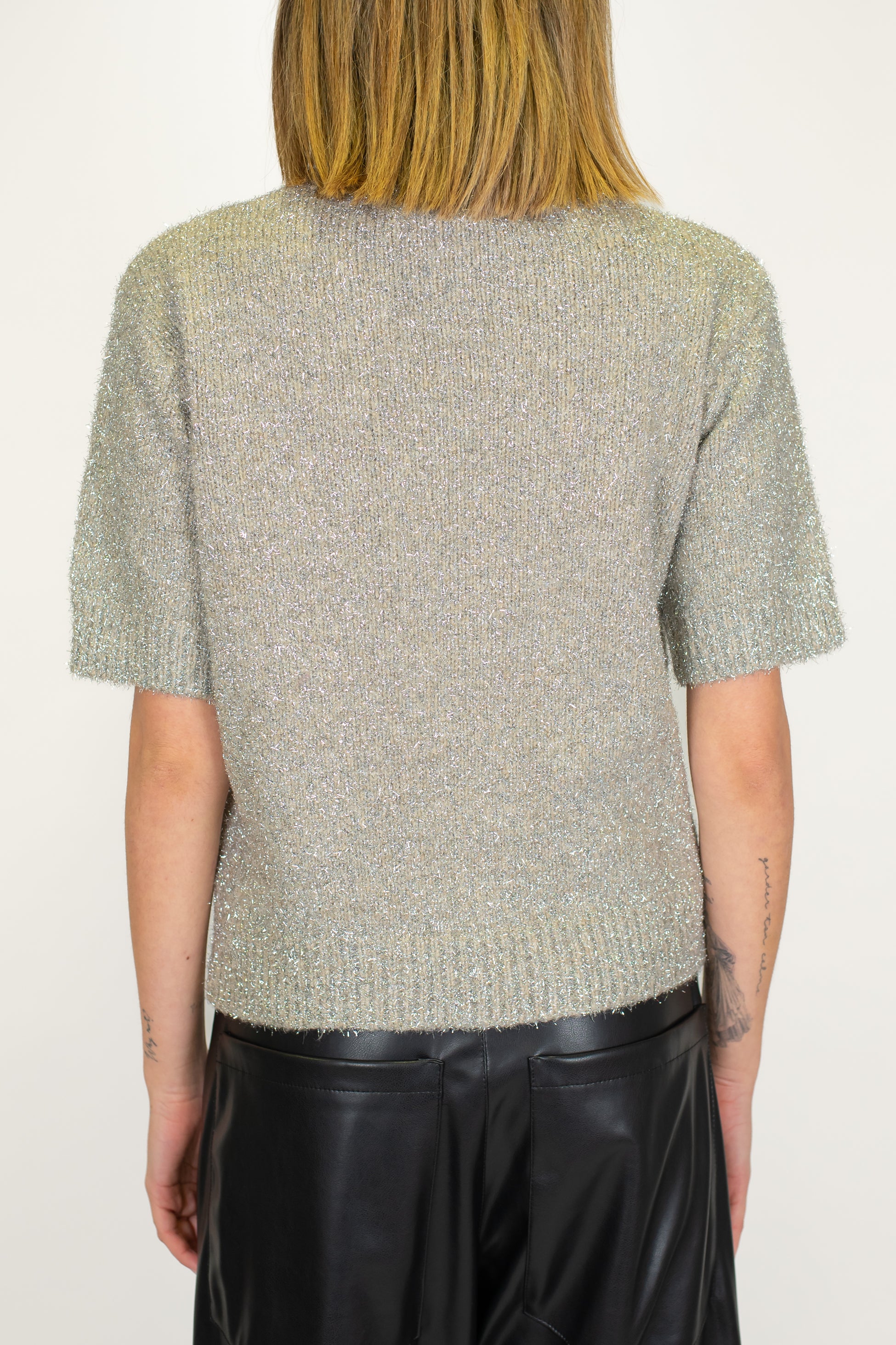 Haveone - Dolcevita mezzamanica lurex in misto lana