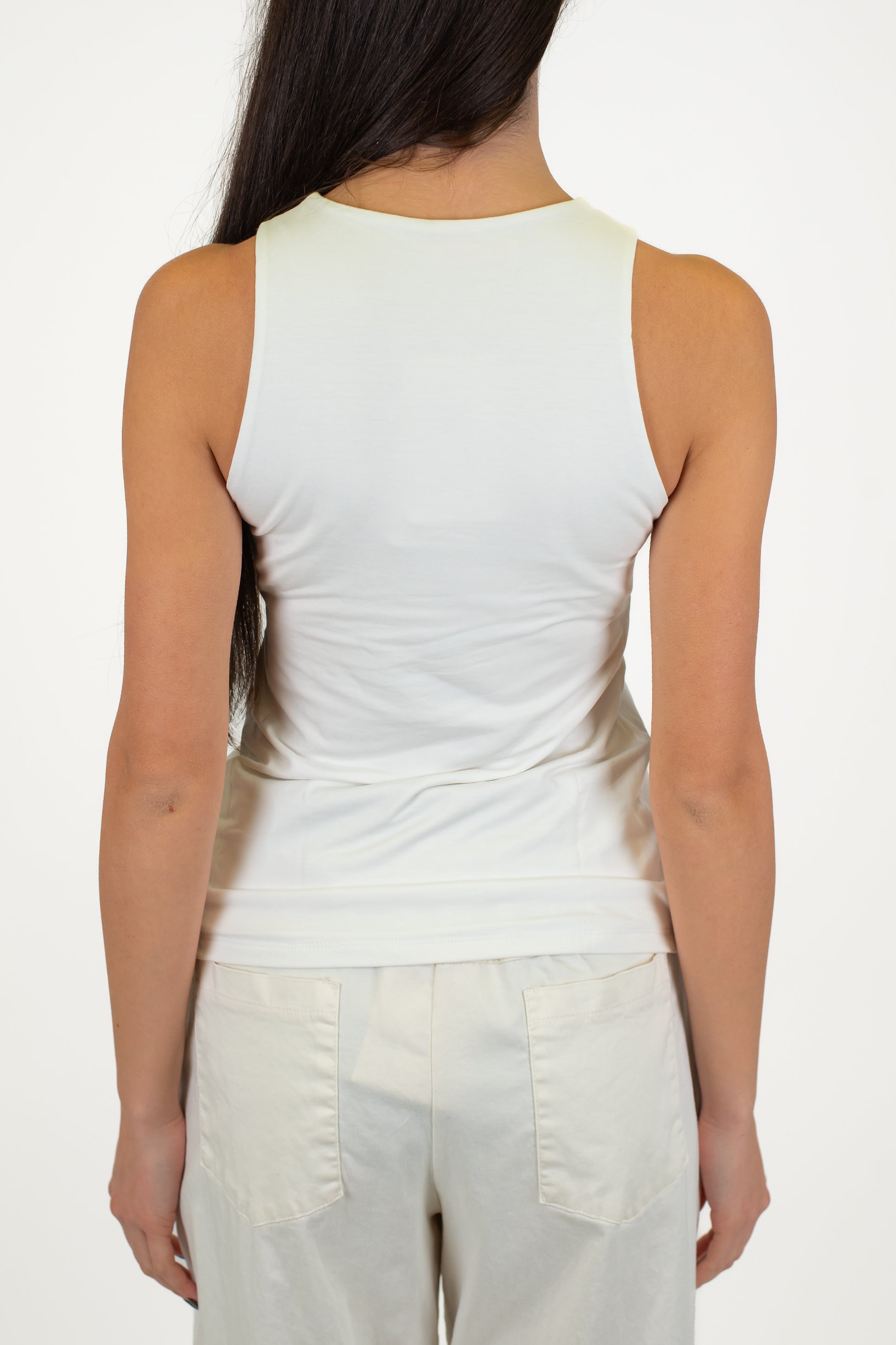 Kontatto - Canotta basic in viscosa