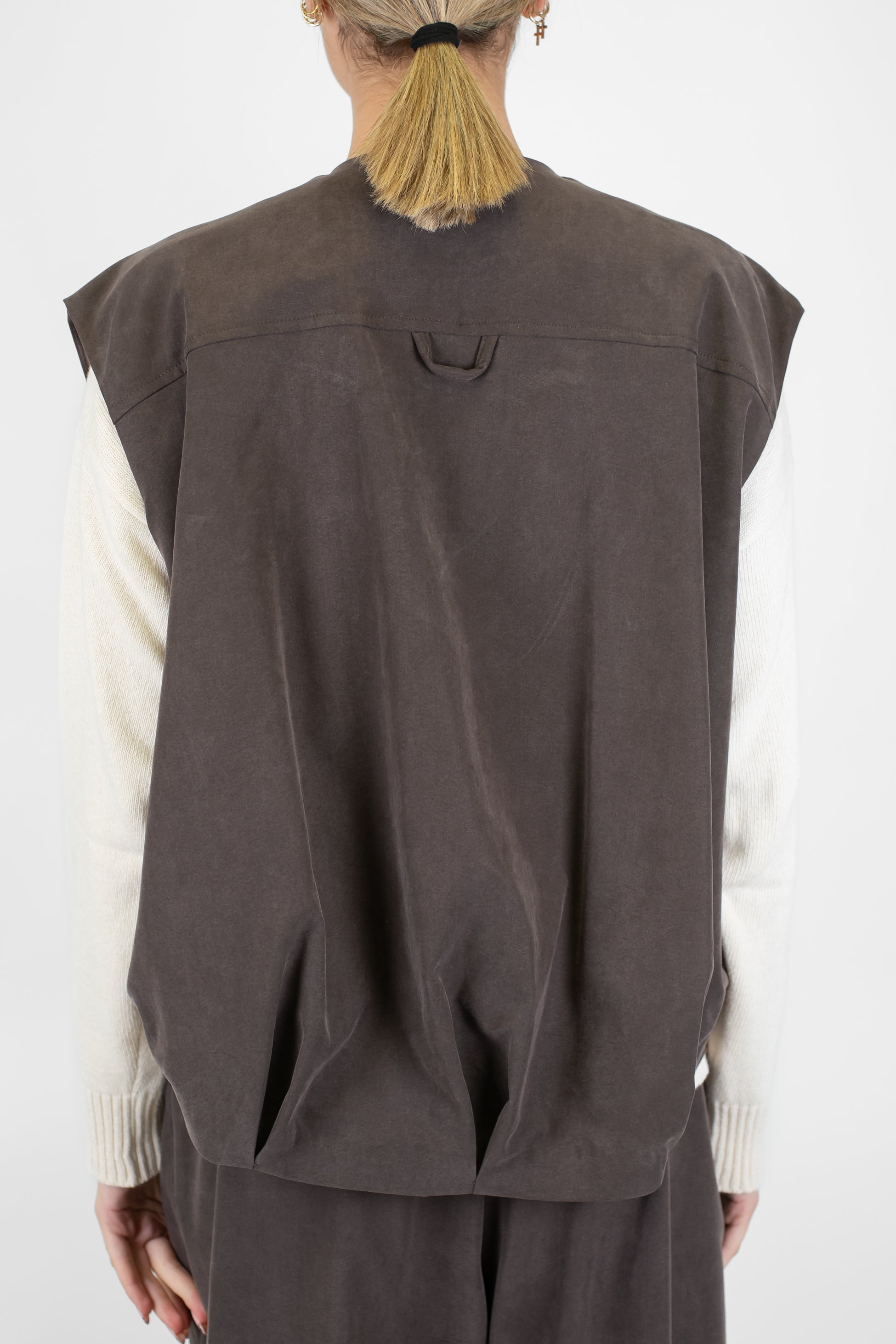 Dixie - Gilet con taschini laterali e chiusura con zip