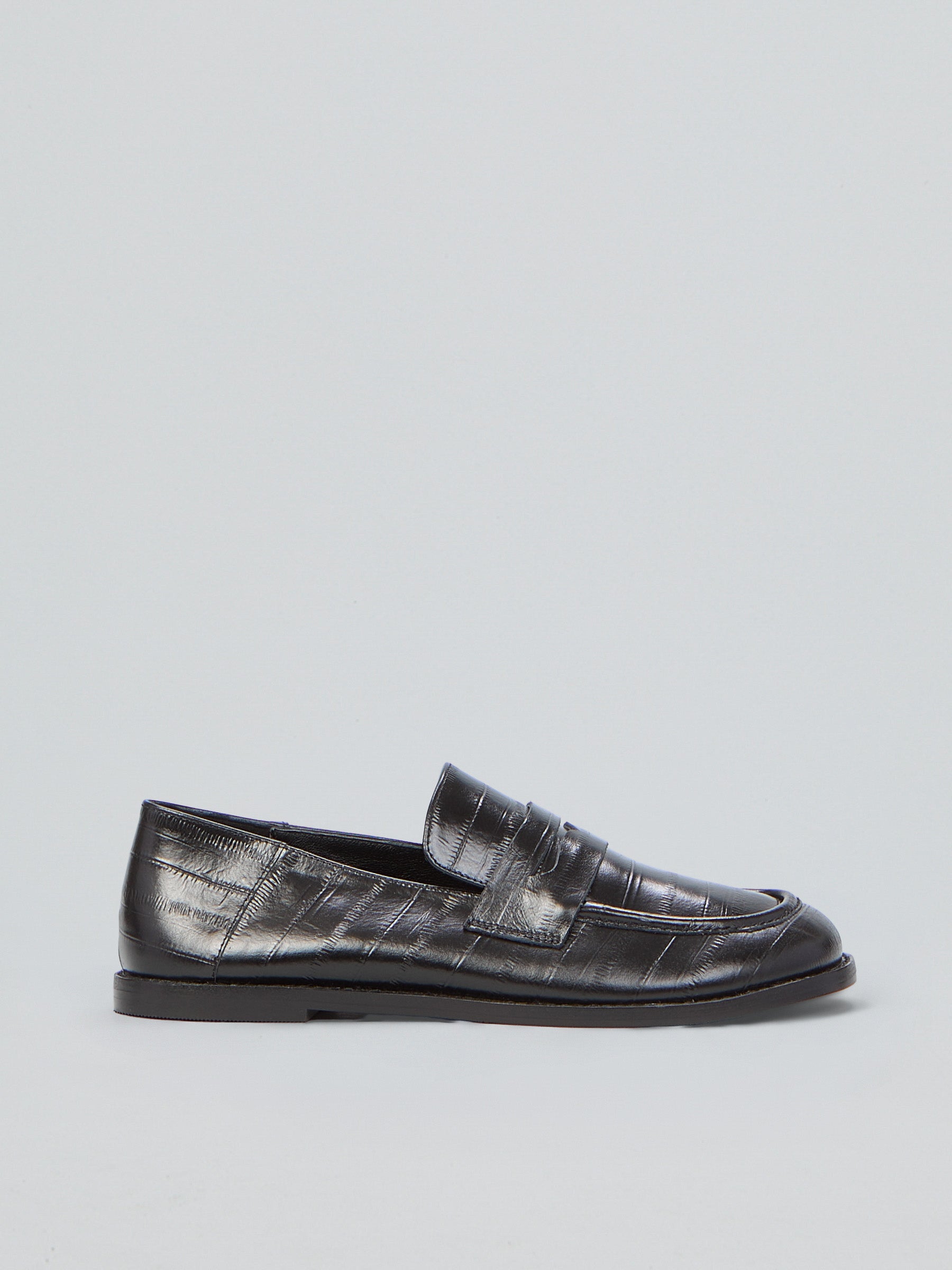 Ovyè - Mocassino in vera pelle punta quadrata