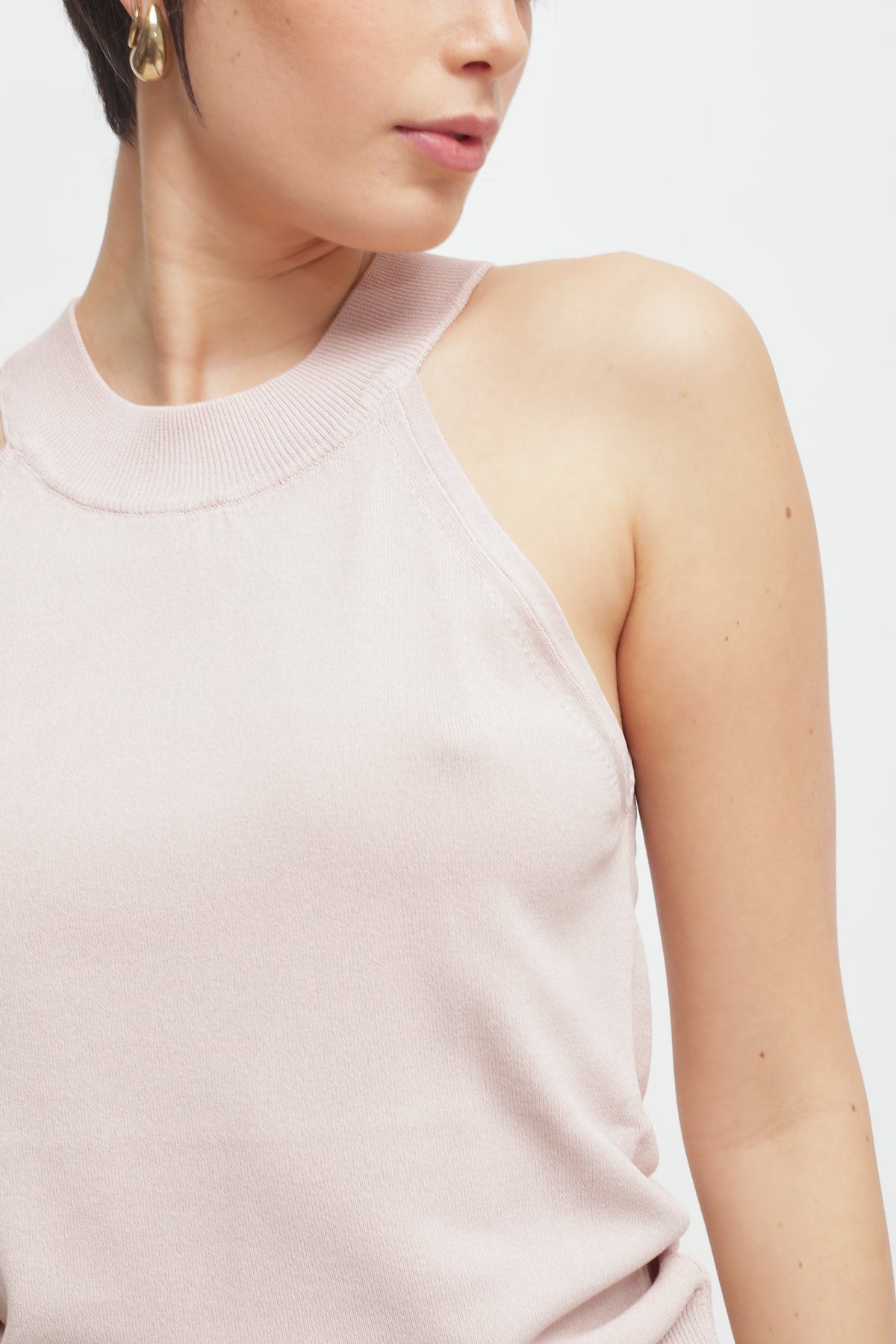 Maryley - Canotta con scollo americano in viscosa leggera