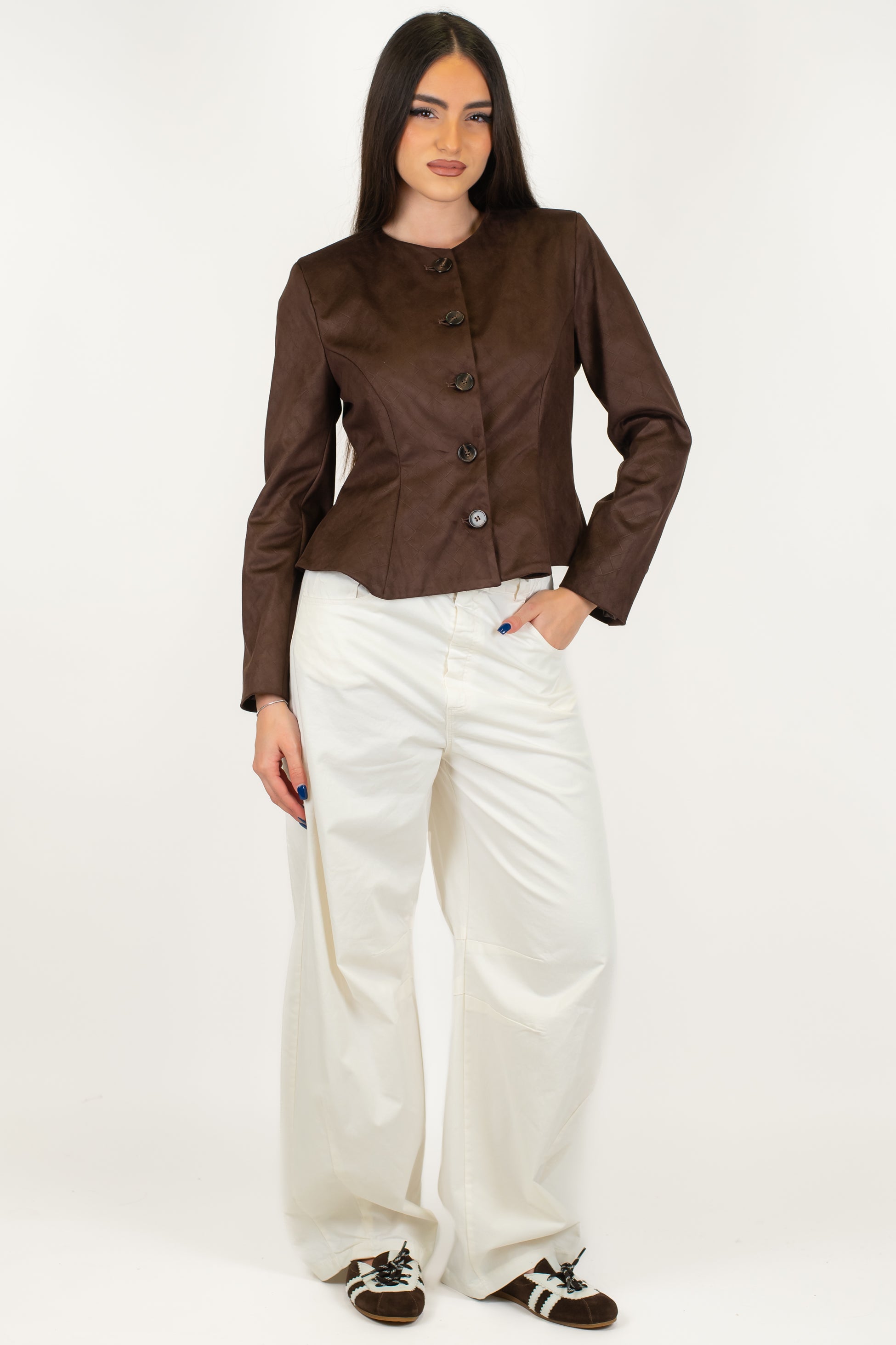 Motel - Pantalone balloon in denim colorato