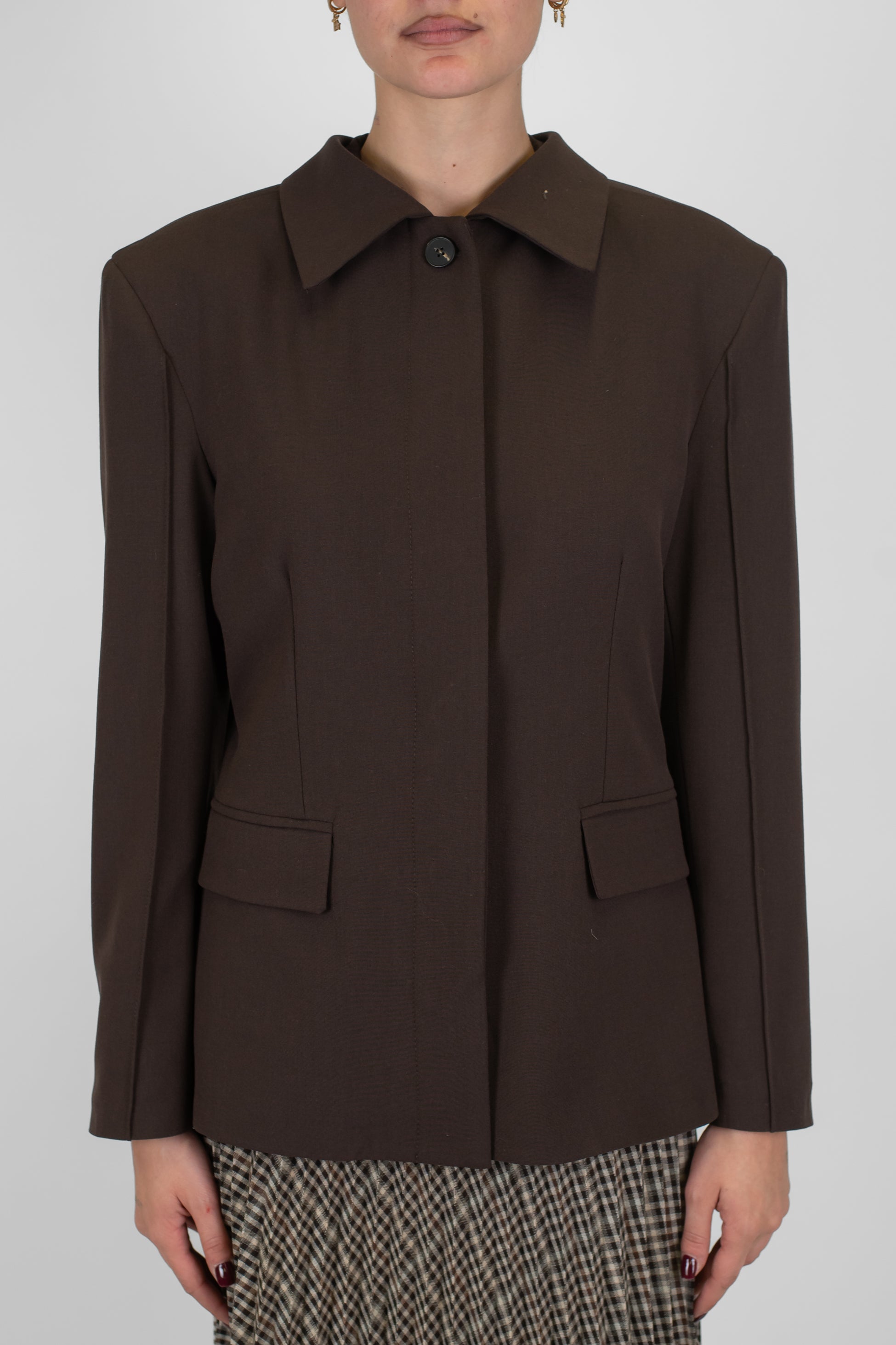 Dixie - Giacca con chiusura bottoni e spalline