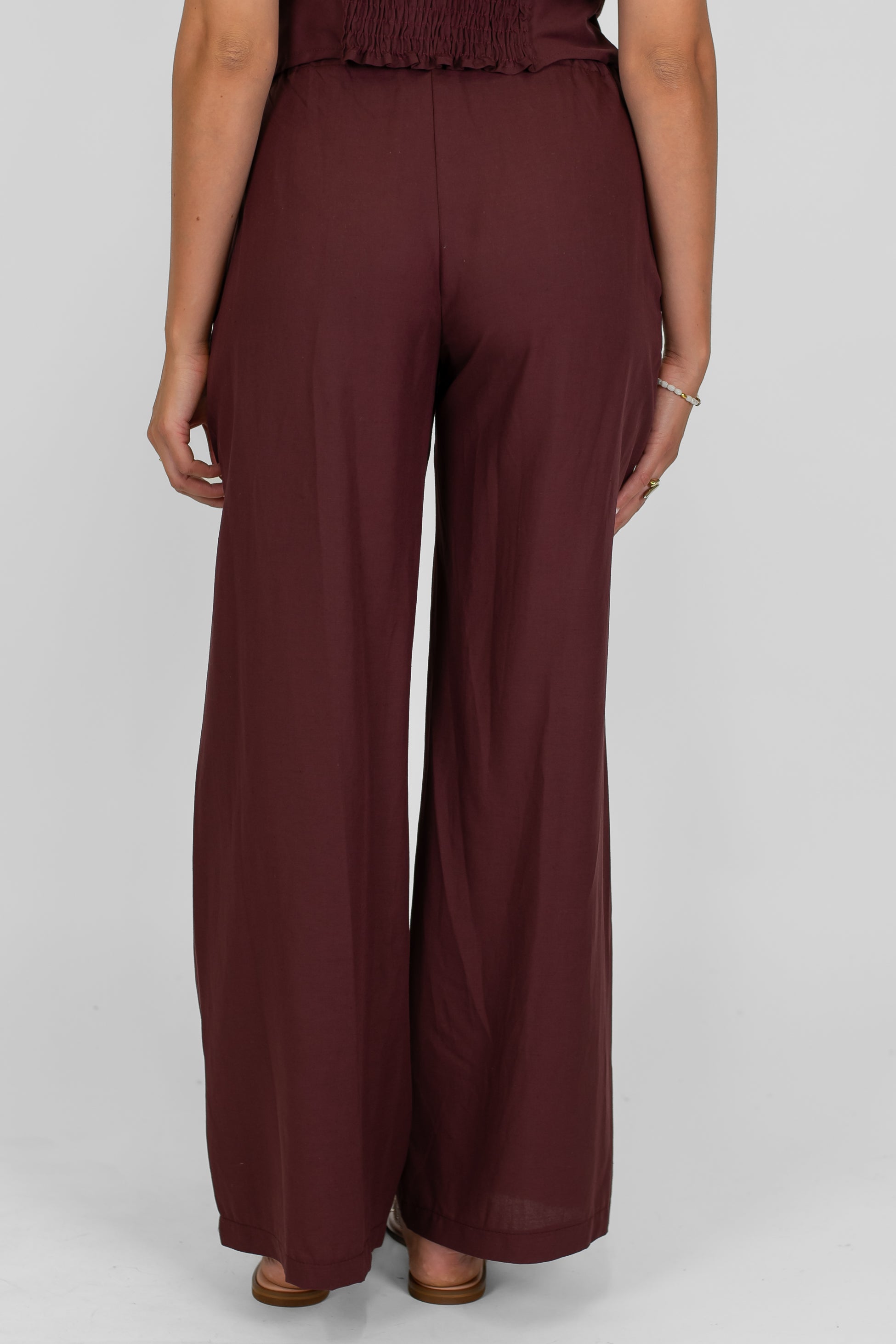 Tensione in - Coordinato pantalone e top a fascia