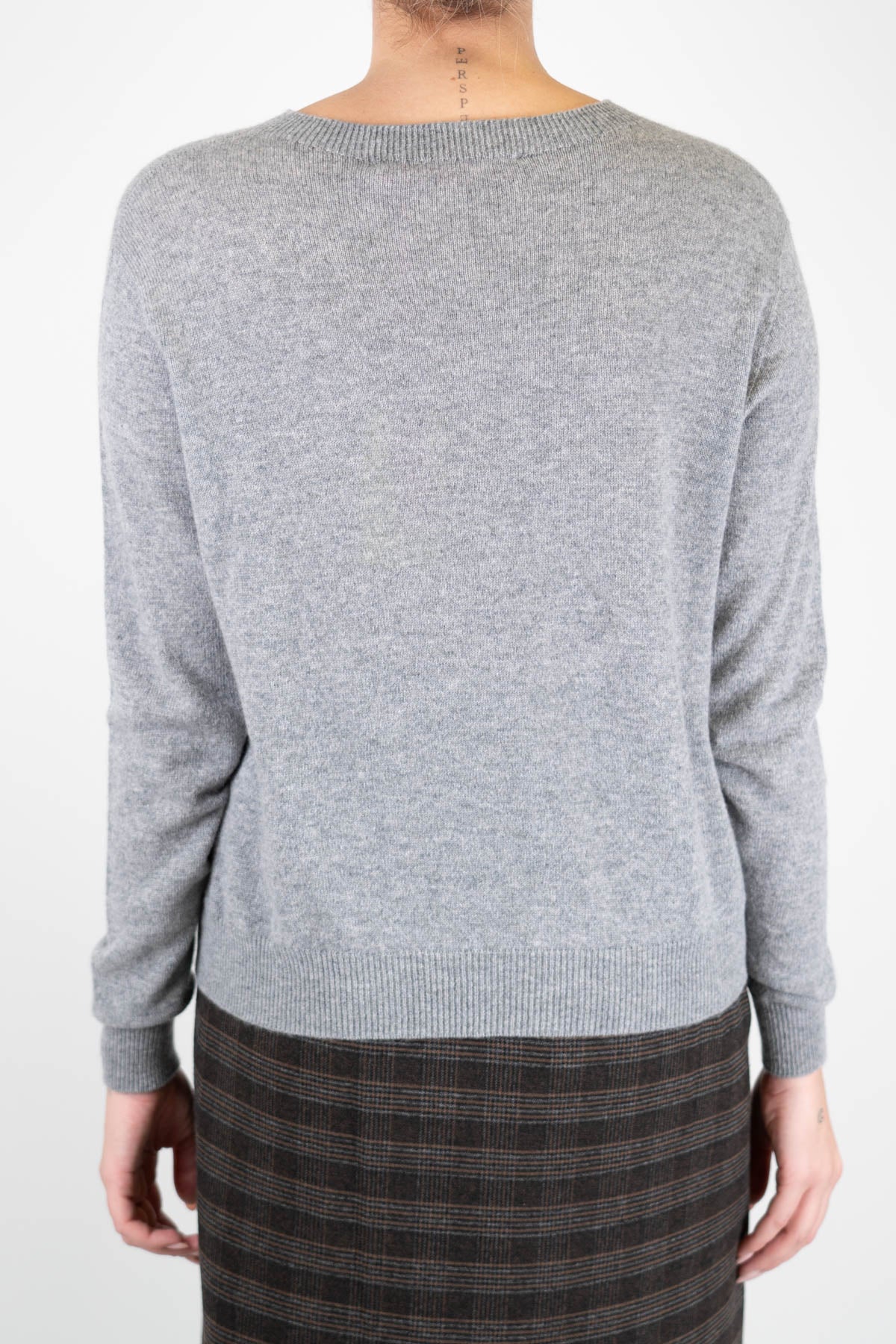 Tensione in - Maglia girocollo in 100% puro cashmere