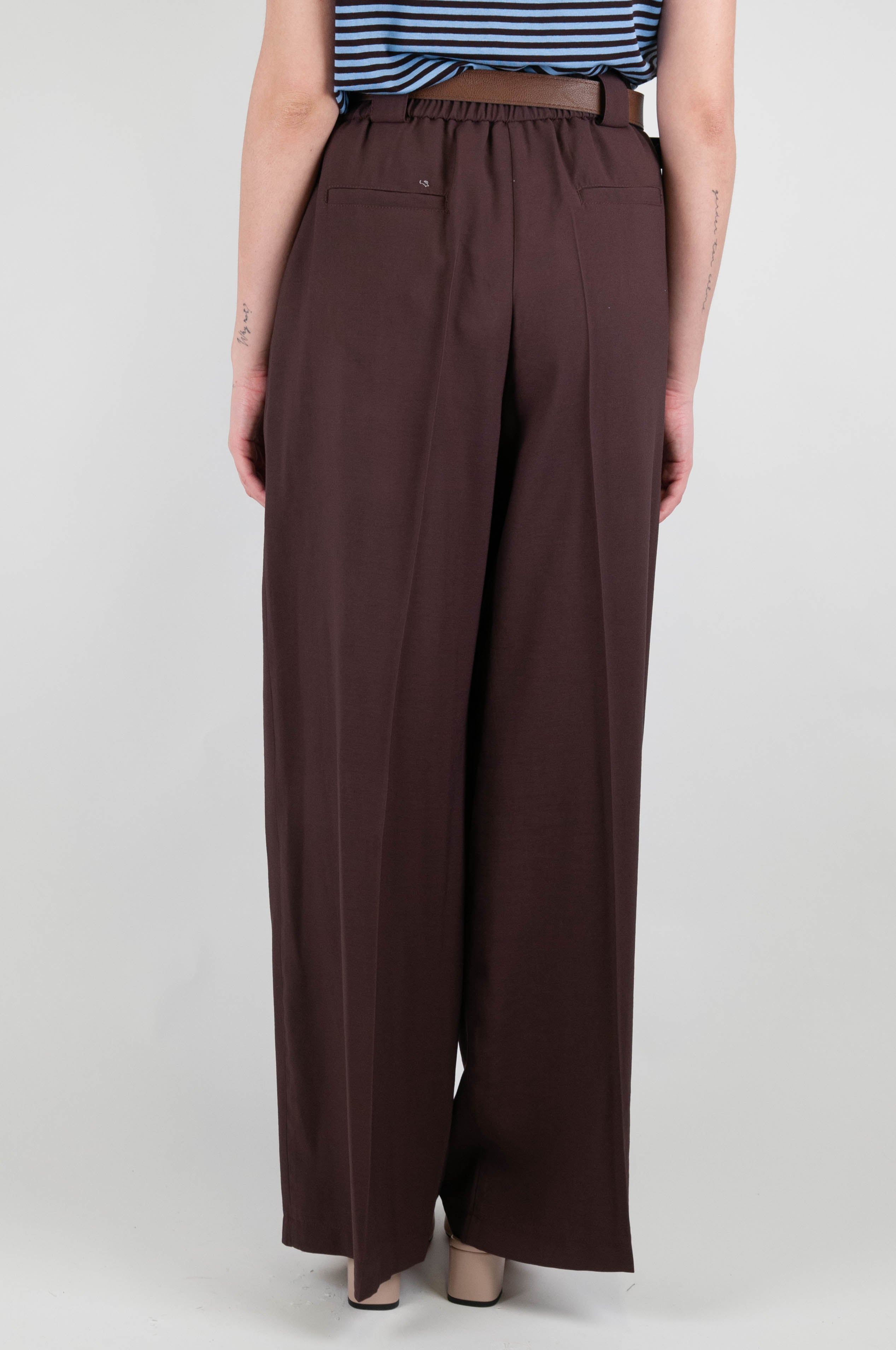 Tension in - Palazzo trousers with elastic on the back