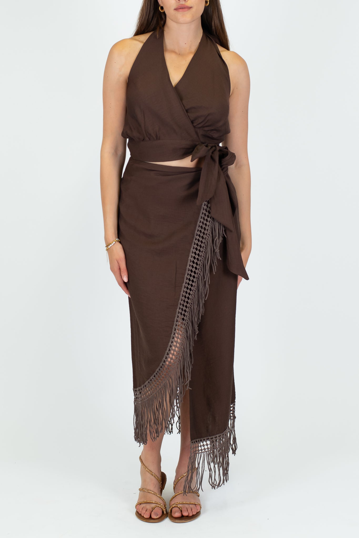 Haveone - Top allacciato al collo