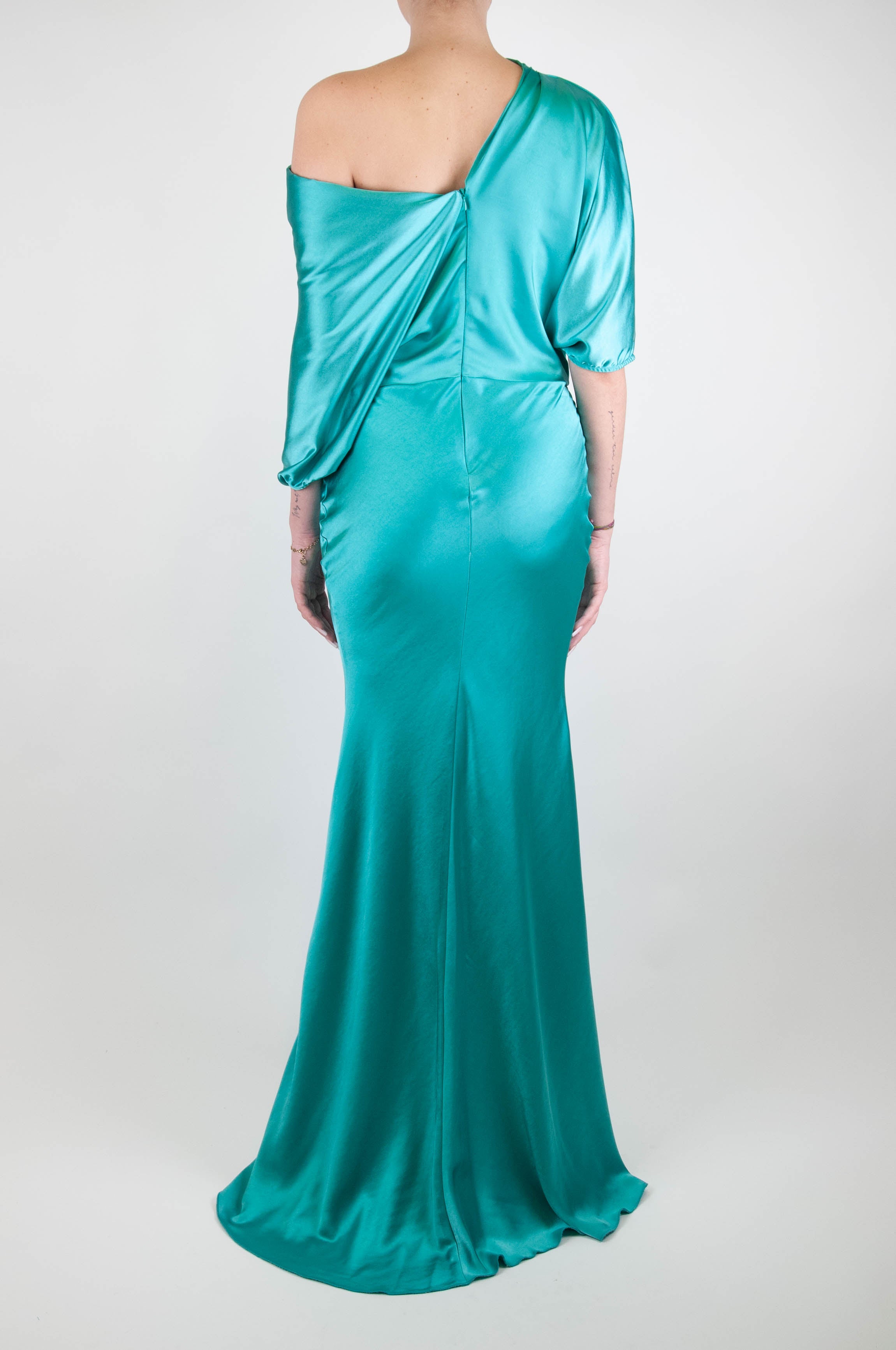 Souvenir - Long mermaid dress in satin