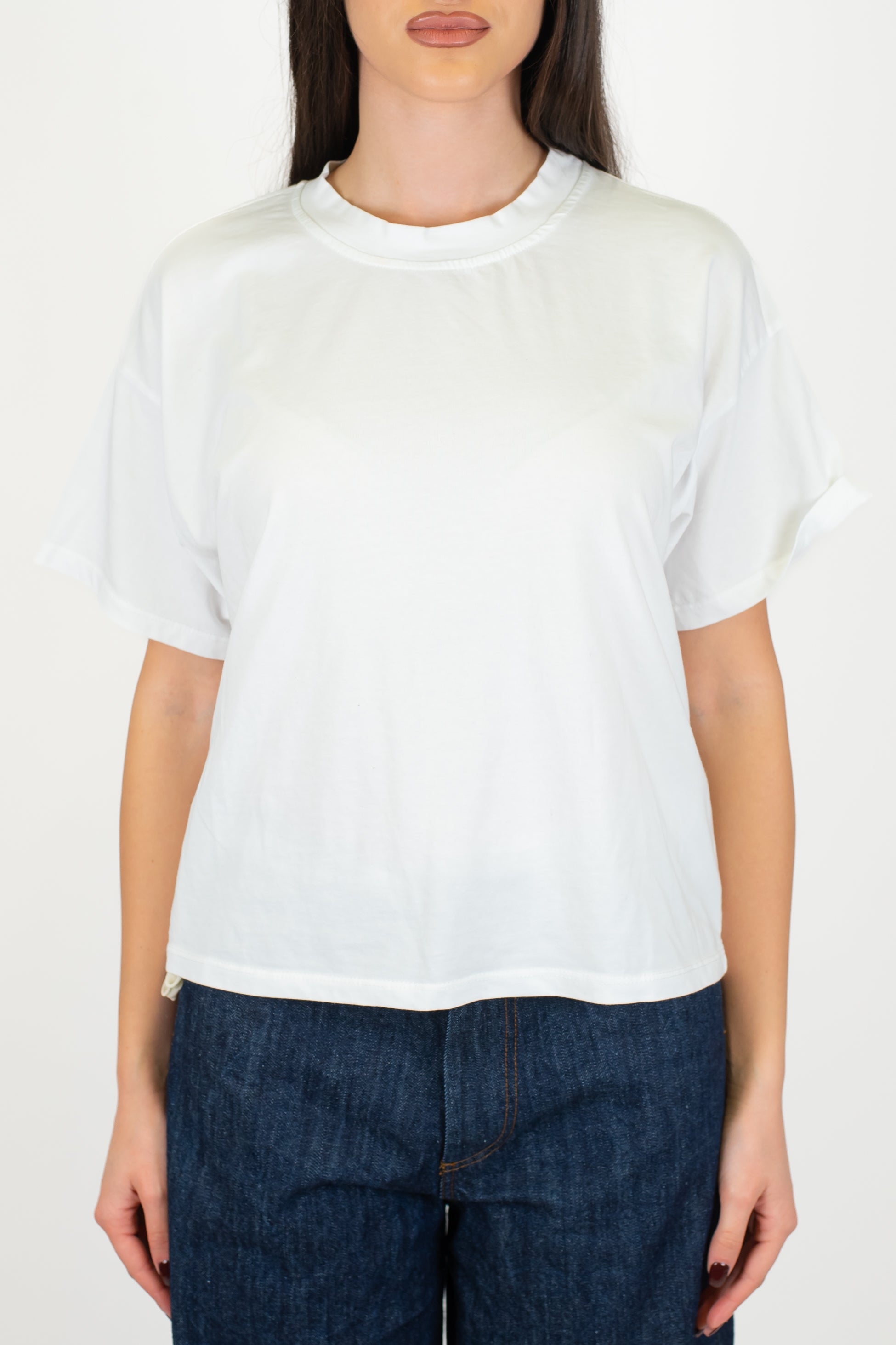 Haveone - T-shirt basic girocollo a scatola