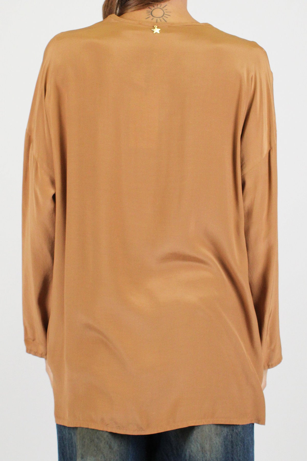 Souvenir - Blusa scollo a V in viscosa