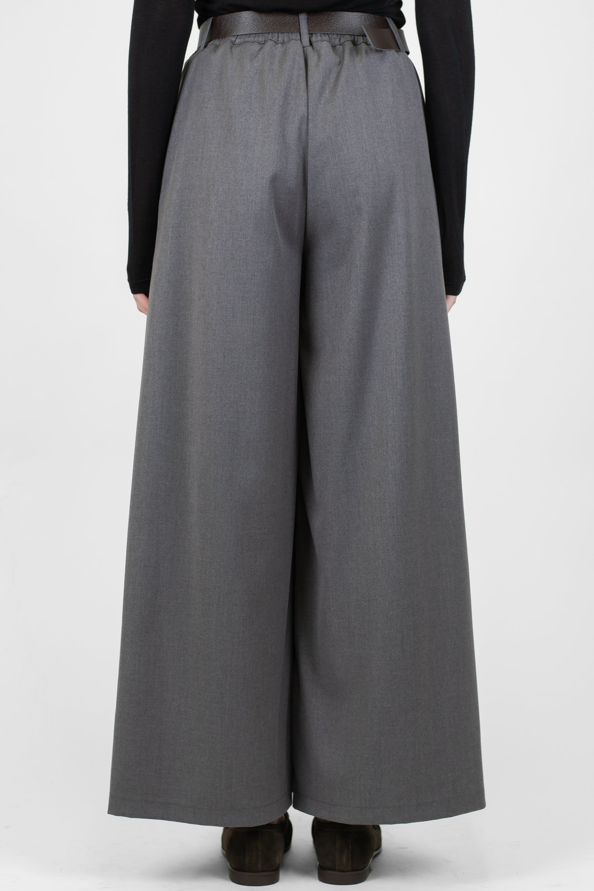 Haveone - Pantalone palazzo con pinces