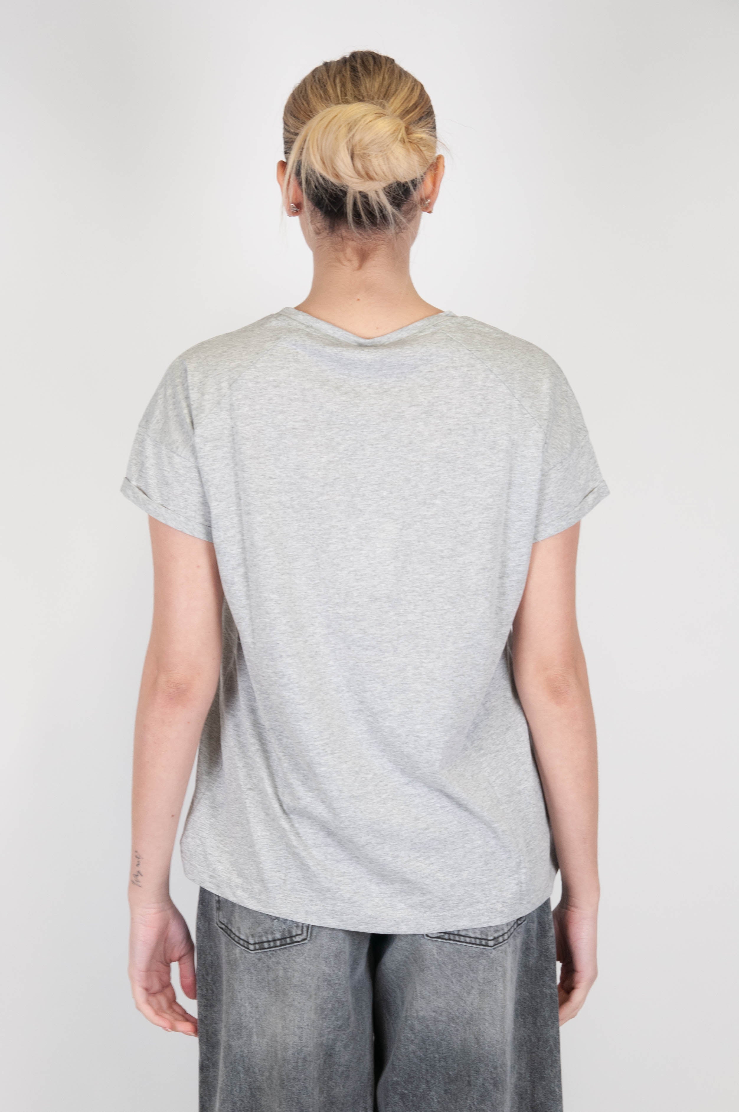 Tensione in - T-shirt basic girocollo in cotone