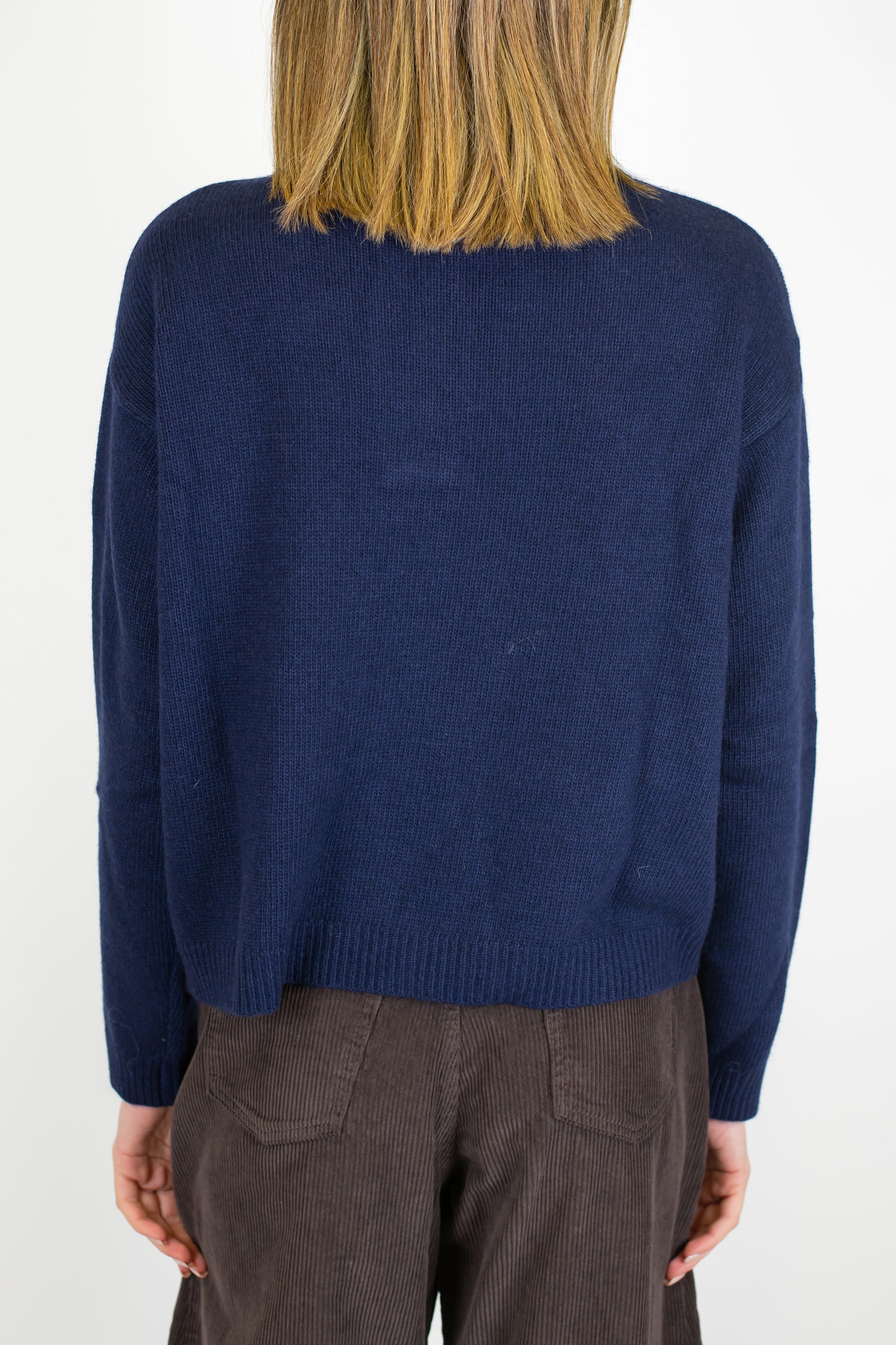 Tensione in - Polo con colletto in misto lana/cashmere