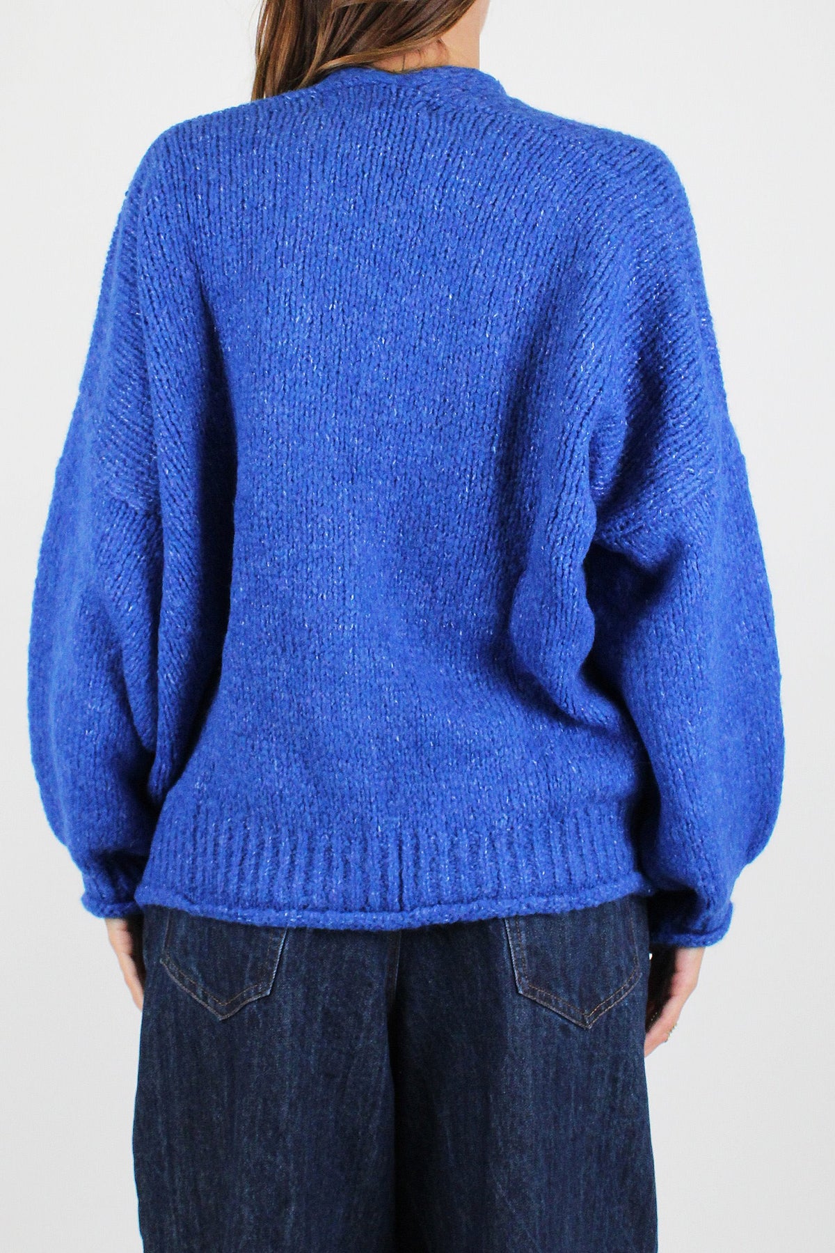 Haveone - Cardigan tre bottoni over in misto lana