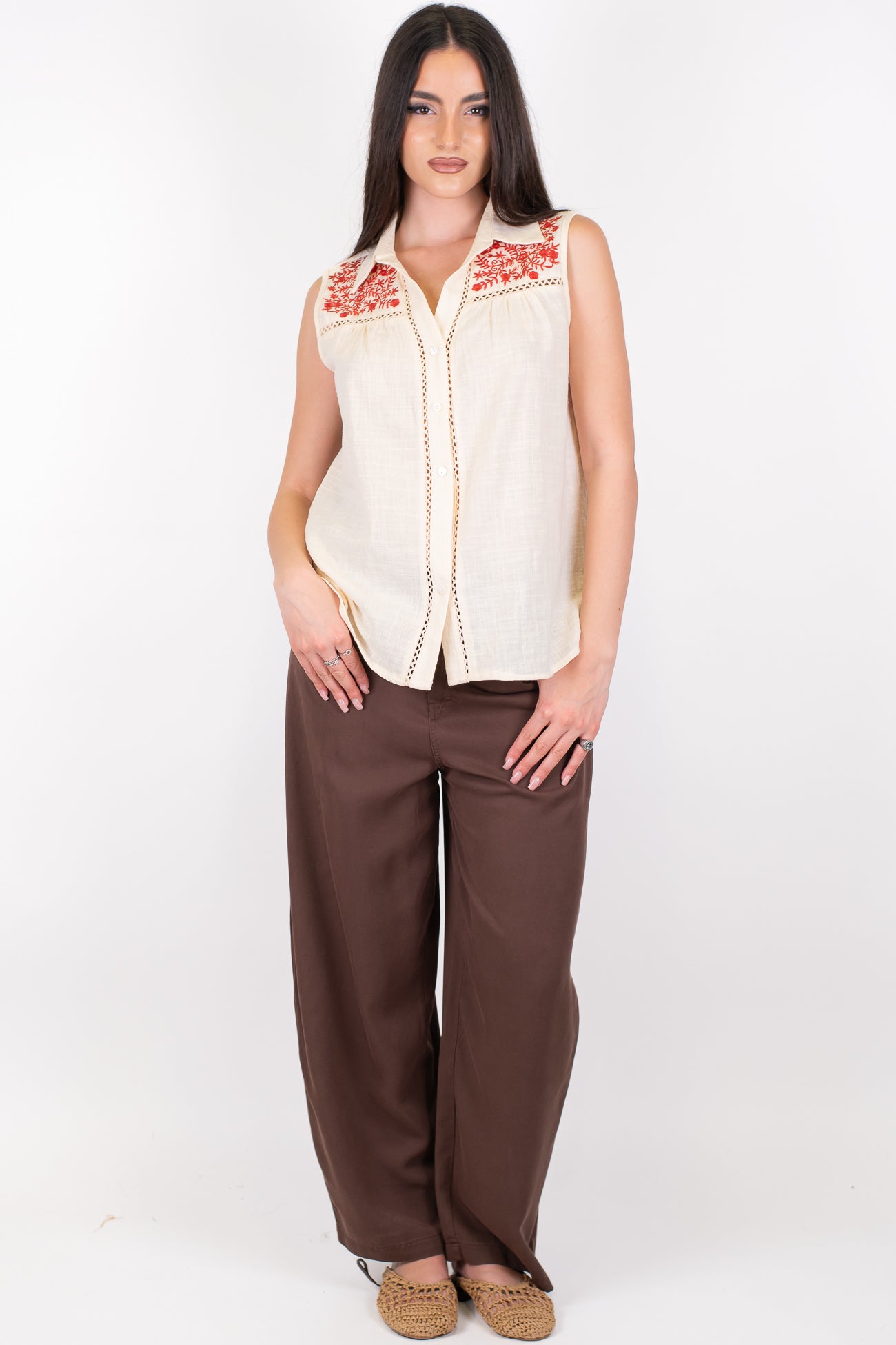 Tensione in - Pantalone barrell in lyocell